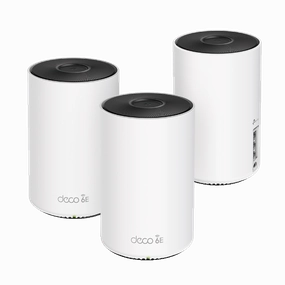 2x Pack: Tp-Link Router - Deco WE10800 - 5.4Gbps - Gigabit Ethernet - 2.4 GHz;5 GHz;6GHz