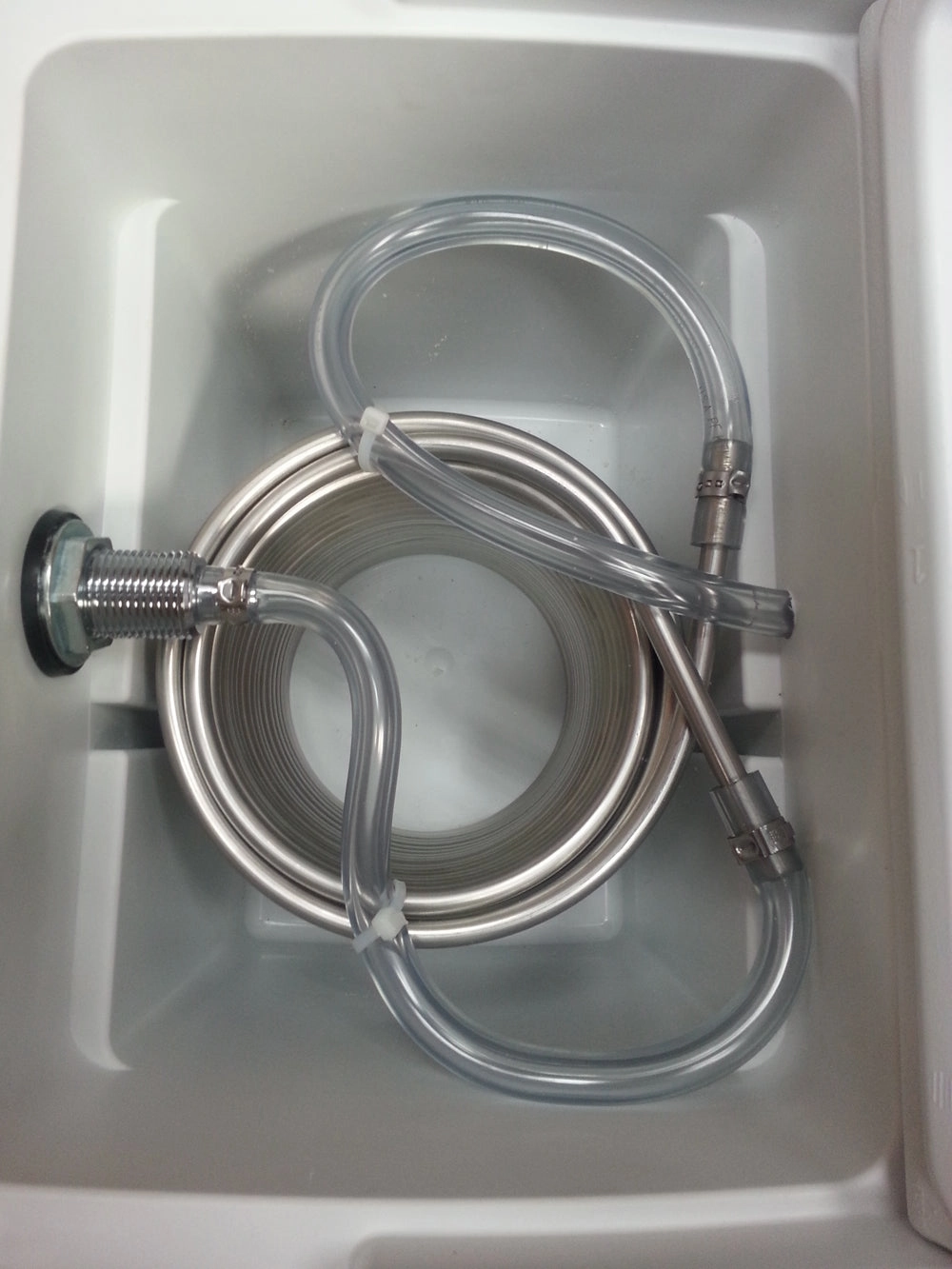 50' SS Coil Mini Jockey Box - 1/4 Female Flare connection