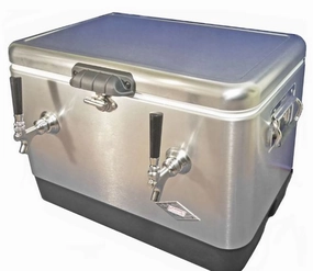 70' All SS304 Contact Double Faucet Stainless Jockey Box