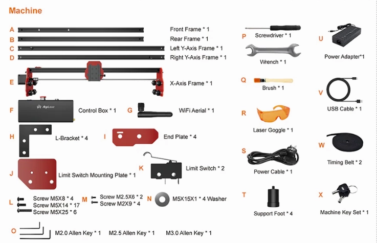 AlgoLaser DIY KIT 5W Diode Laser Engraver