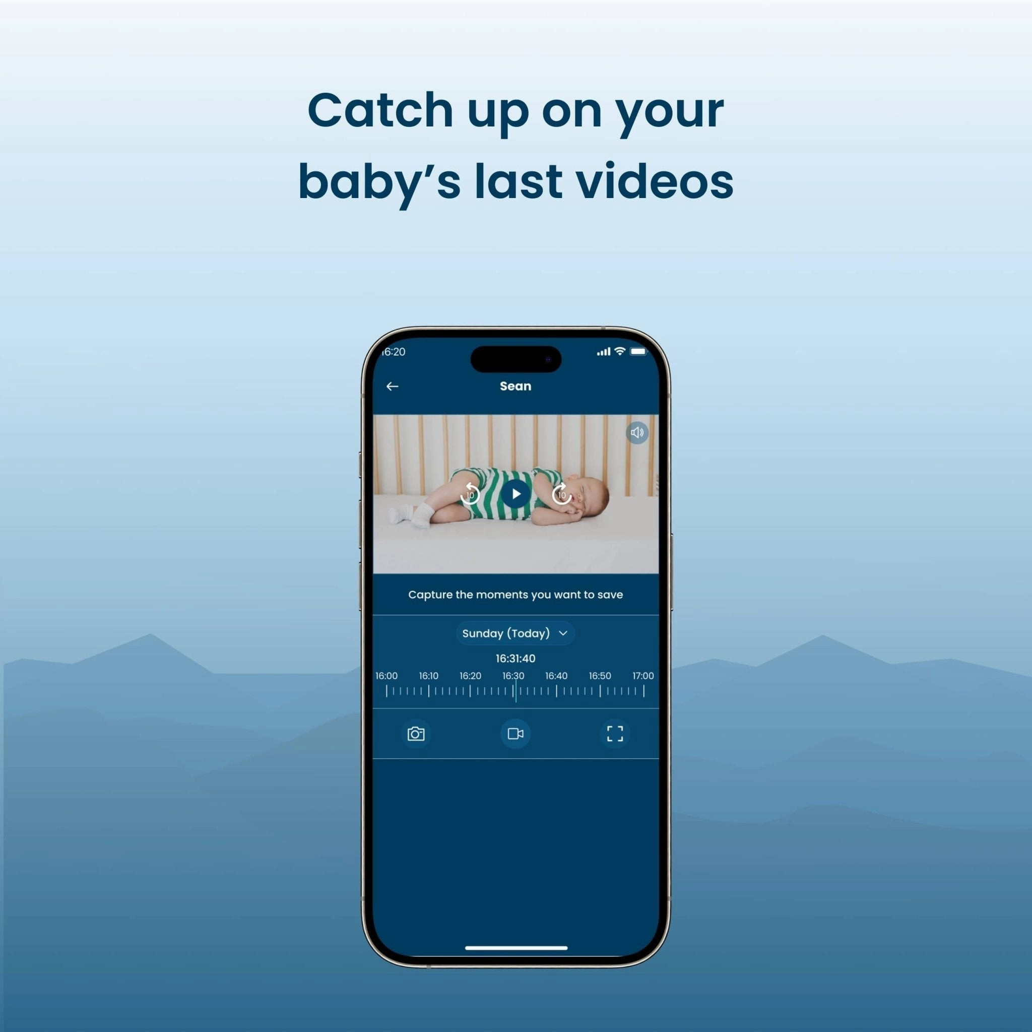 Babysense Safe Sleep Smart Nursery: Video Baby Monitor. Breathing Motion with Safety Alerts. Night Light & Sound Machine
