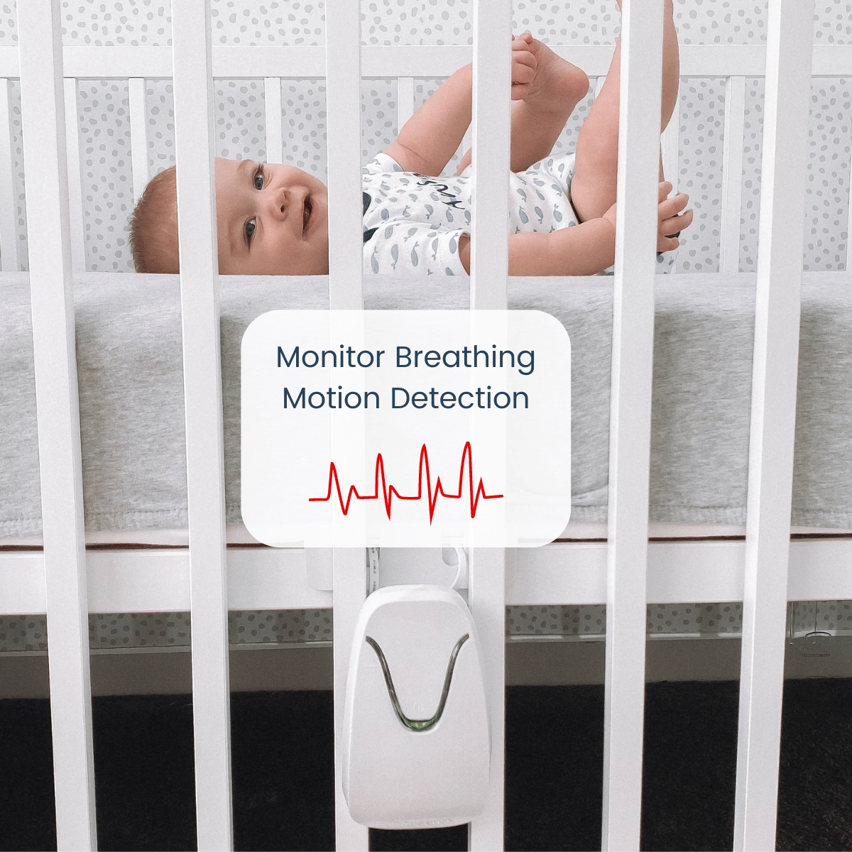 Babysense True Sleep: Video Baby Monitor with Breathing Motion Detection & Safety Alerts. 1 or 2 Cameras