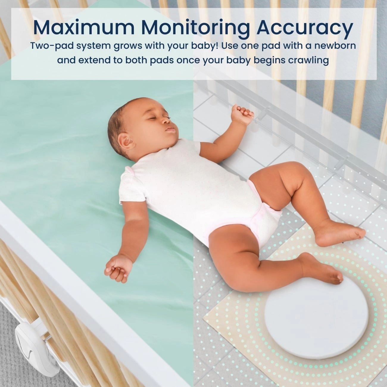 Babysense True Sleep: Video Baby Monitor with Breathing Motion Detection & Safety Alerts. 1 or 2 Cameras