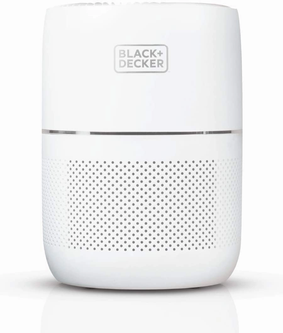 Black Decker Tabletop Air Purifier with Indicator Lights