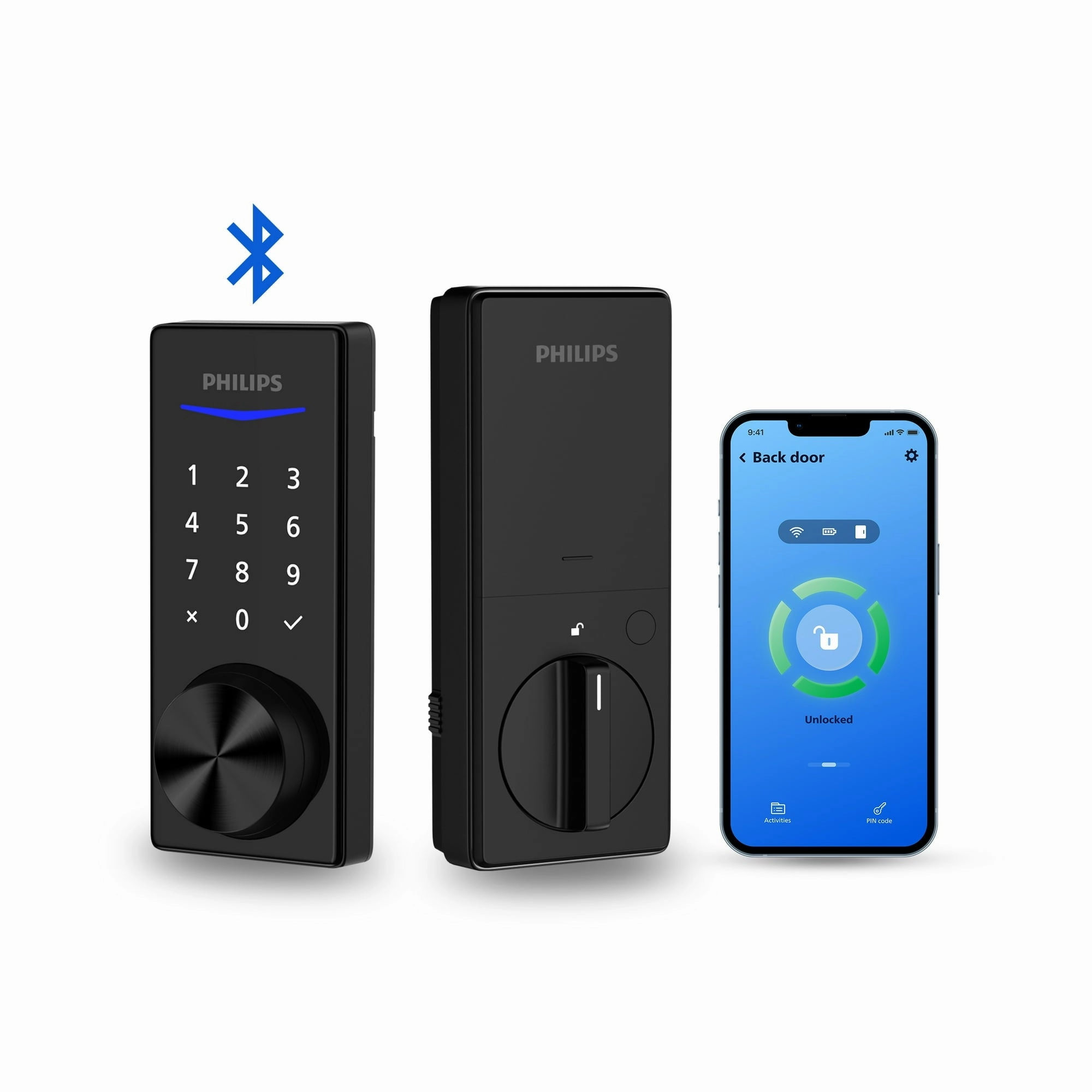 Bluetooth Smart Deadbolt Door Lock- DDL240X-15HB