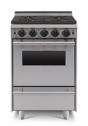 Chicago Brick Oven - 24 All-Gas Convection Range - Open Burners