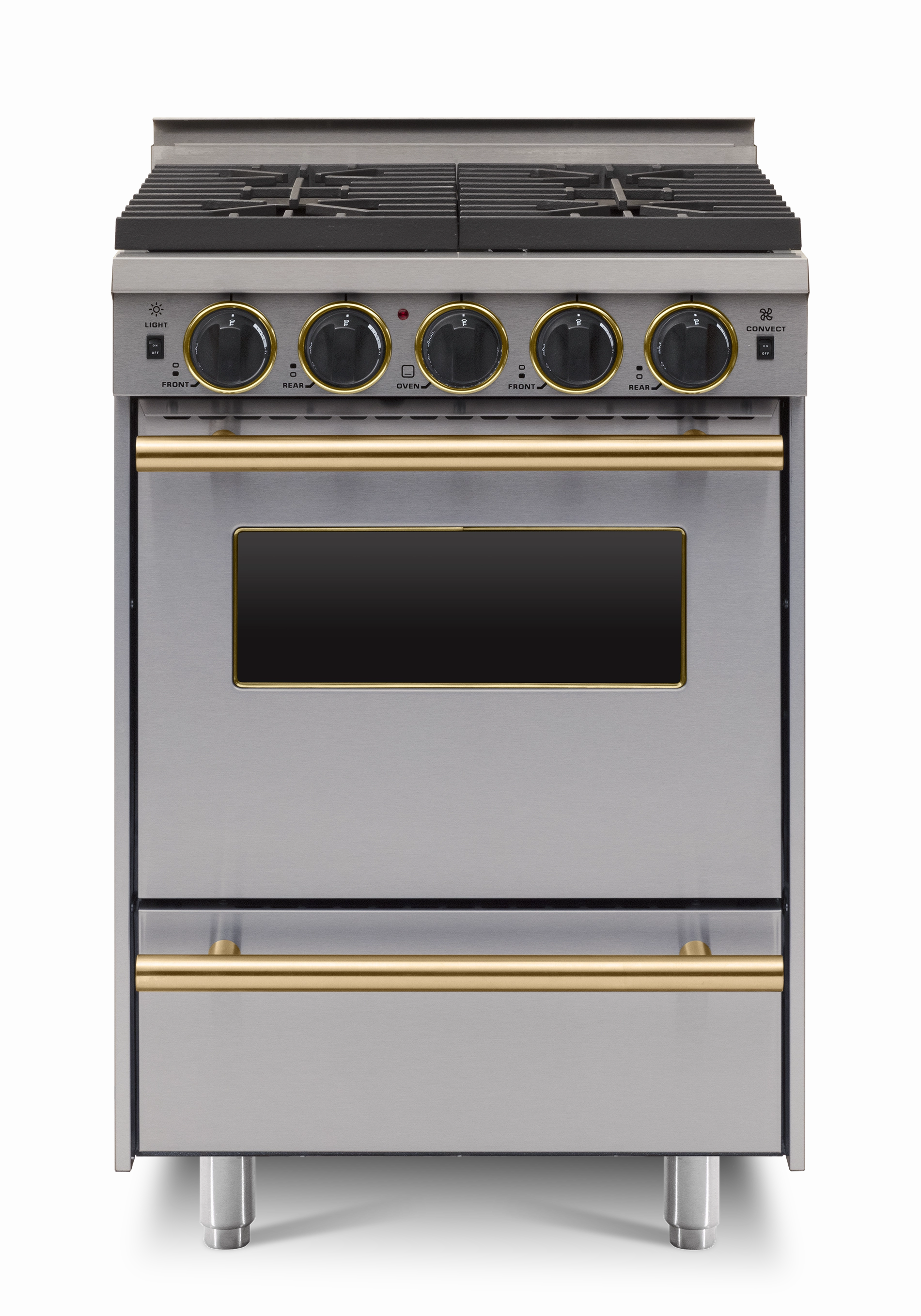 Chicago Brick Oven - 24 All-Gas Convection Range - Open Burners