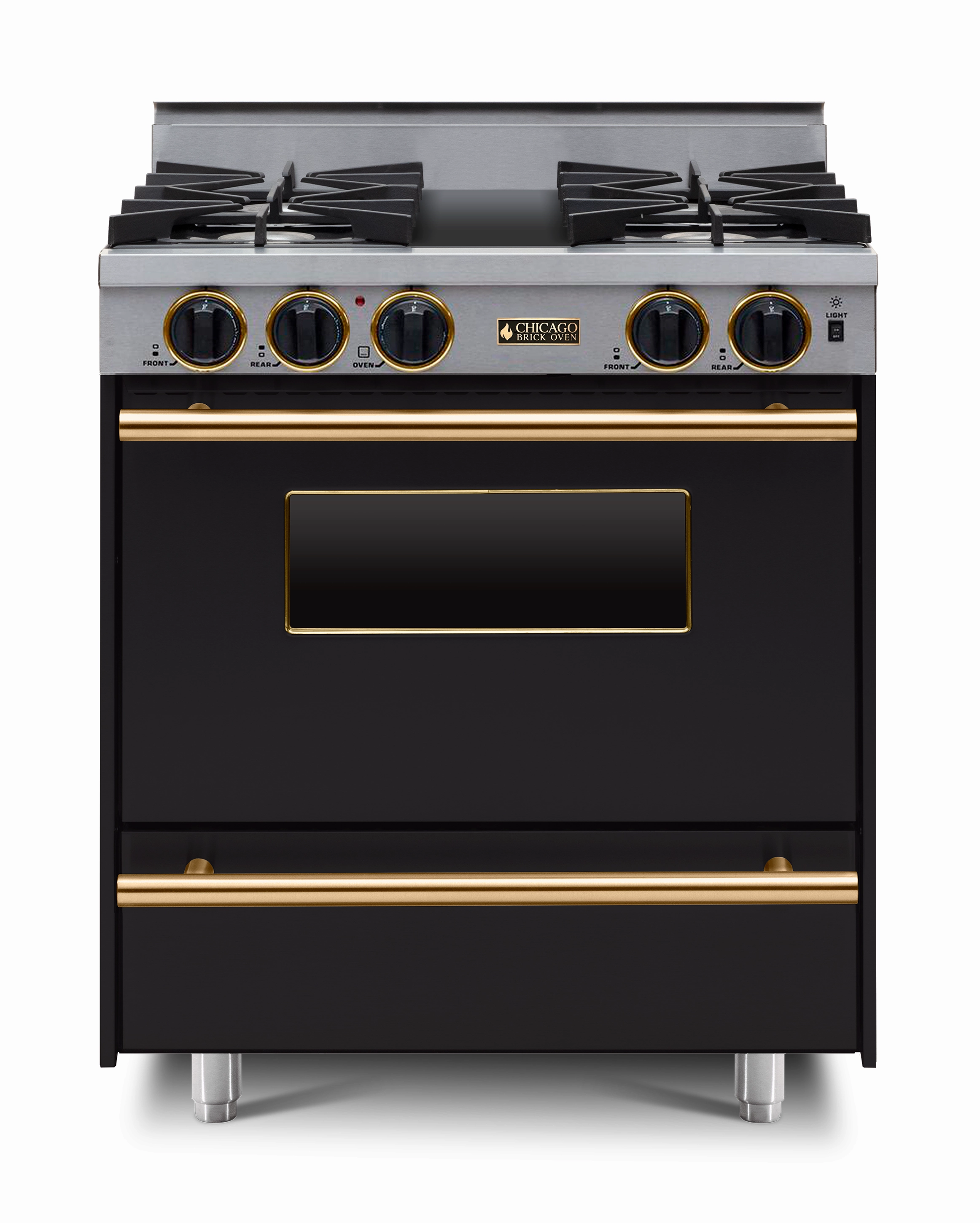 Chicago Brick Oven - 30 All-Gas Range - Open Burners