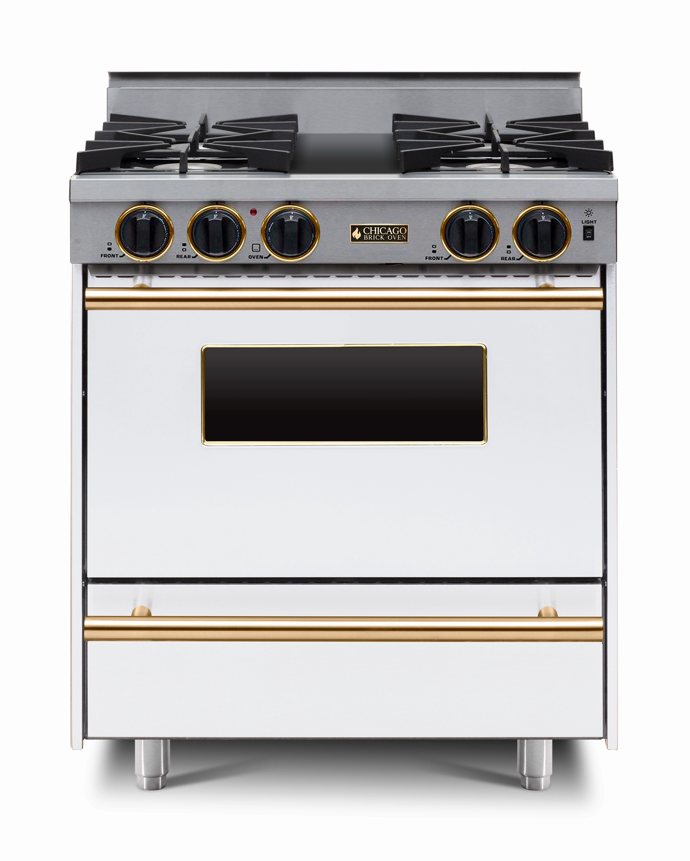 Chicago Brick Oven - 30 LP All-Gas Range - Open Burners