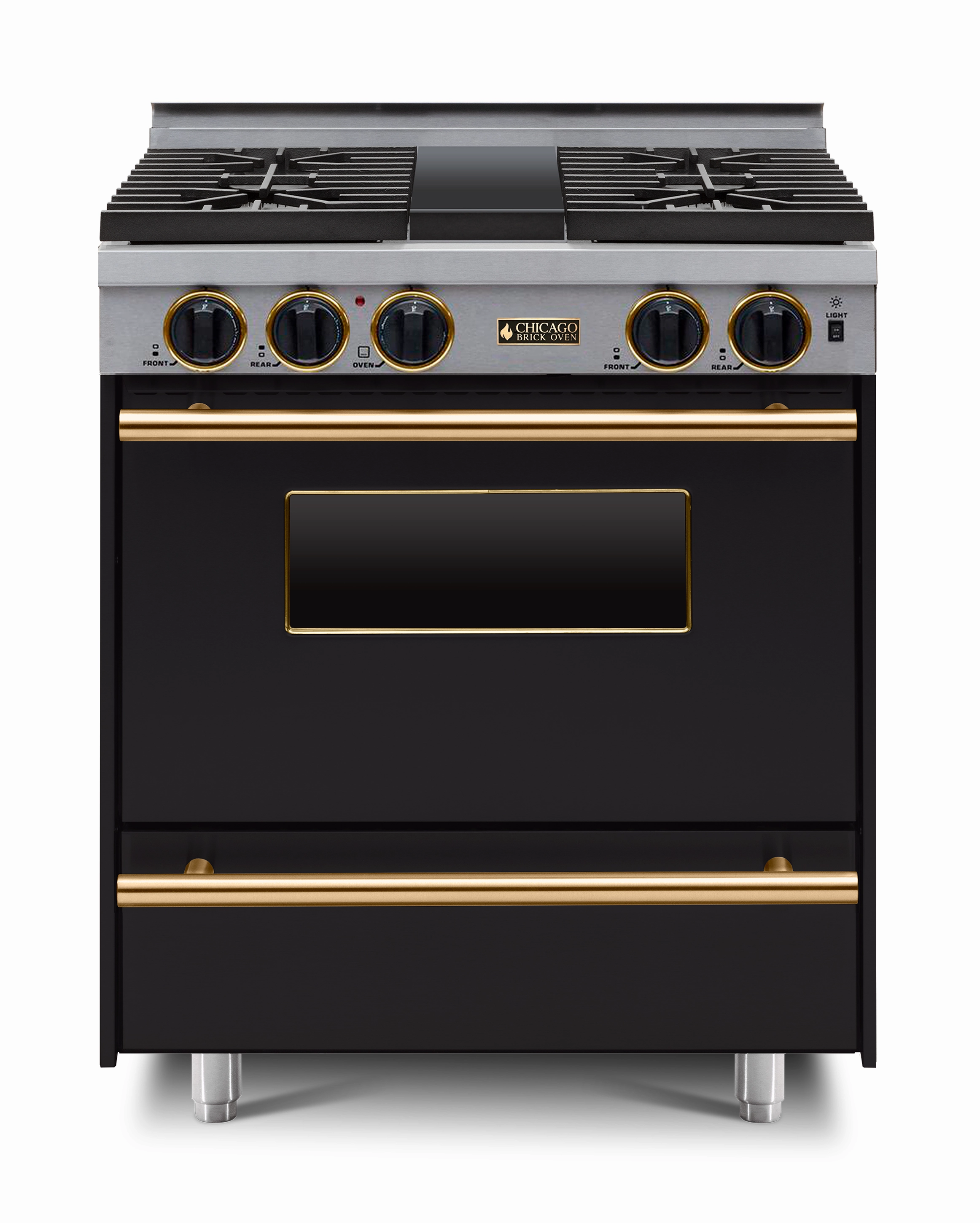 Chicago Brick Oven - 30 LP Gas All-Gas Convection Range - Sealed Burners