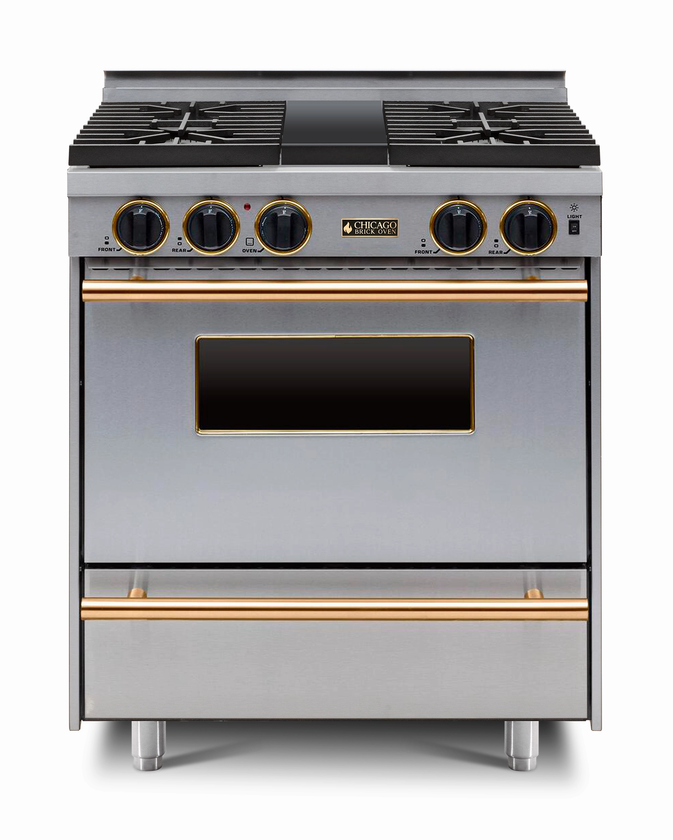 Chicago Brick Oven - 30 LP Gas All-Gas Convection Range - Sealed Burners