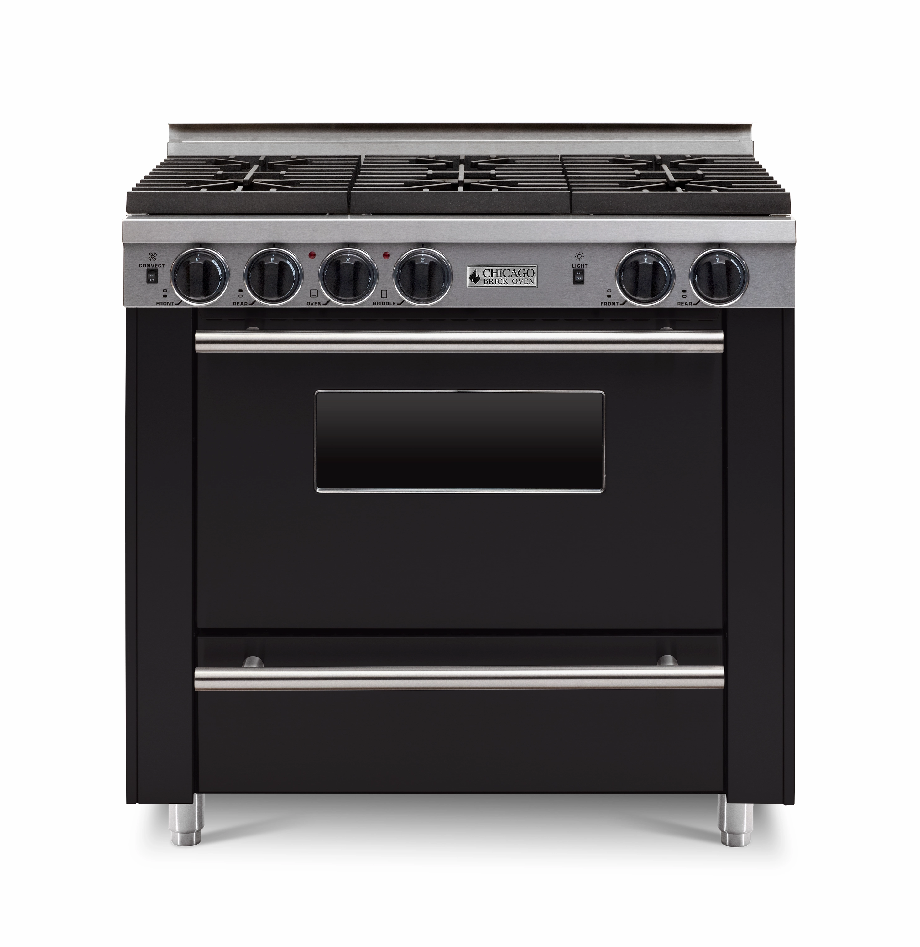 Chicago Brick Oven - 36 All-Gas Convection Range - Sealed Burners (4-6 Burners Option )
