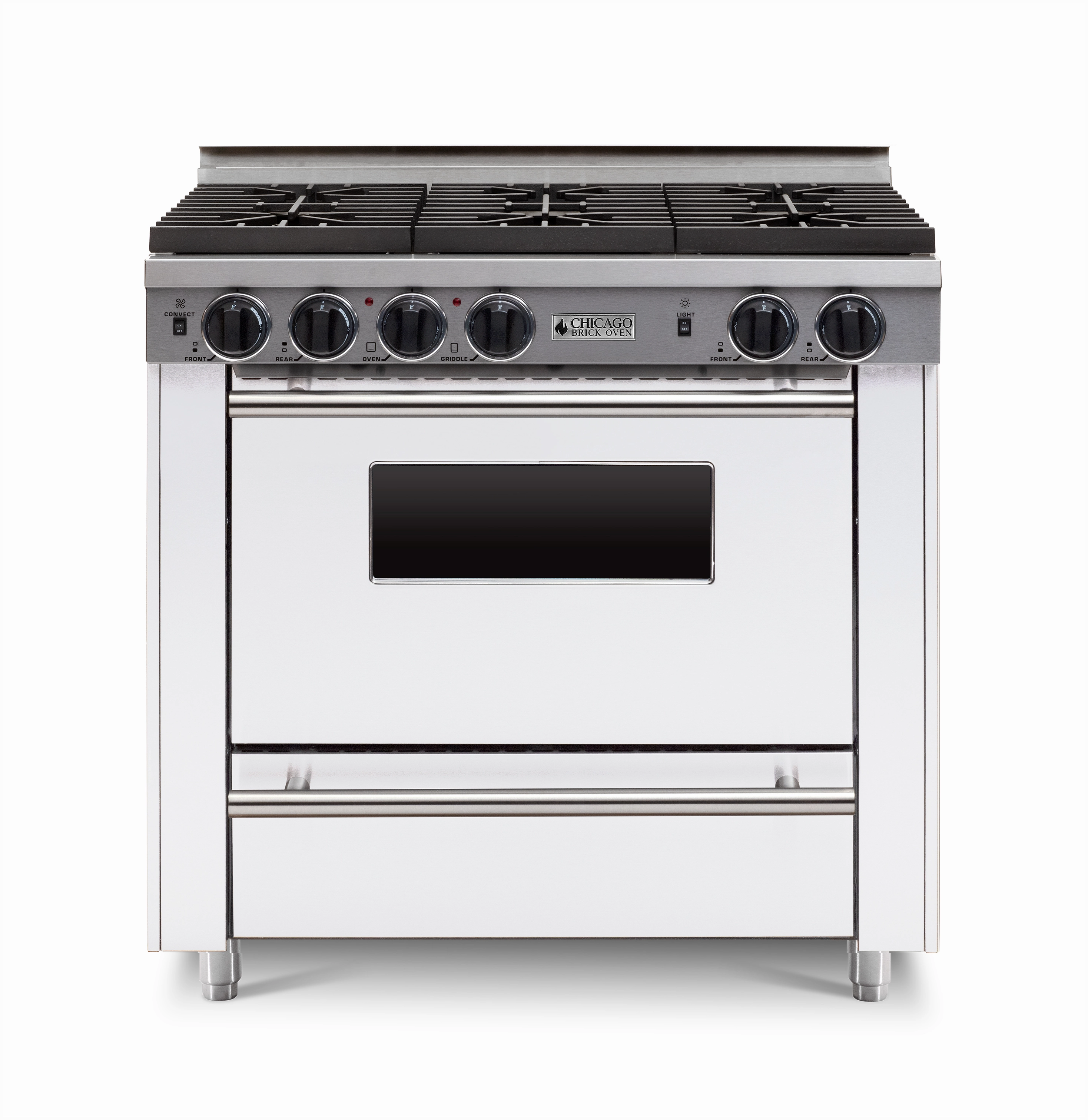 Chicago Brick Oven - 36 All-Gas Convection Range - Sealed Burners (4-6 Burners Option )