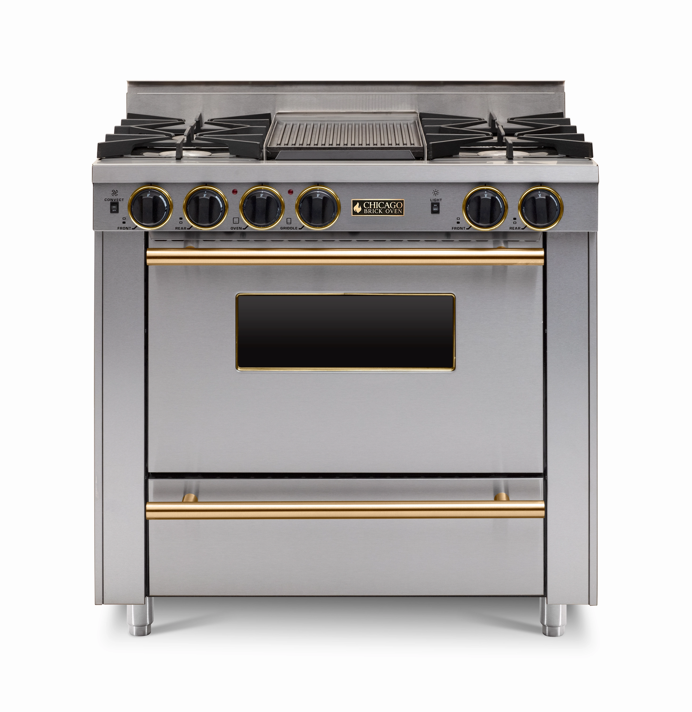 Chicago Brick Oven - 36 All-Gas Range - Open Burner