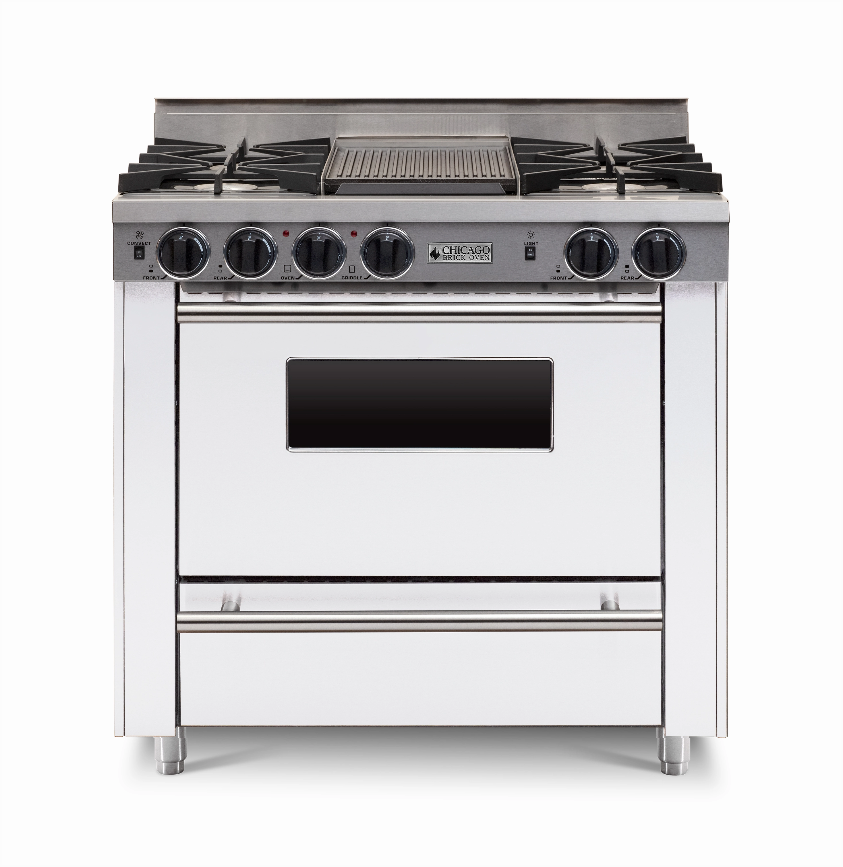 Chicago Brick Oven - 36 All-Gas Range - Open Burner