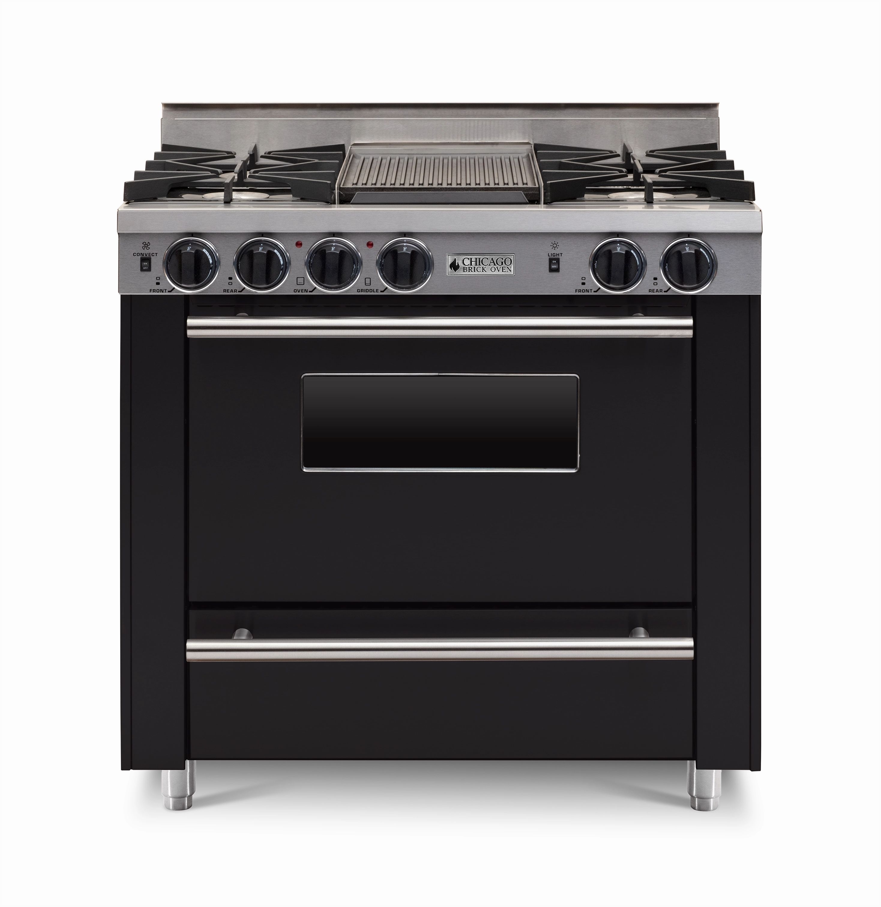 Chicago Brick Oven - 36 All-Gas Range - Open Burner