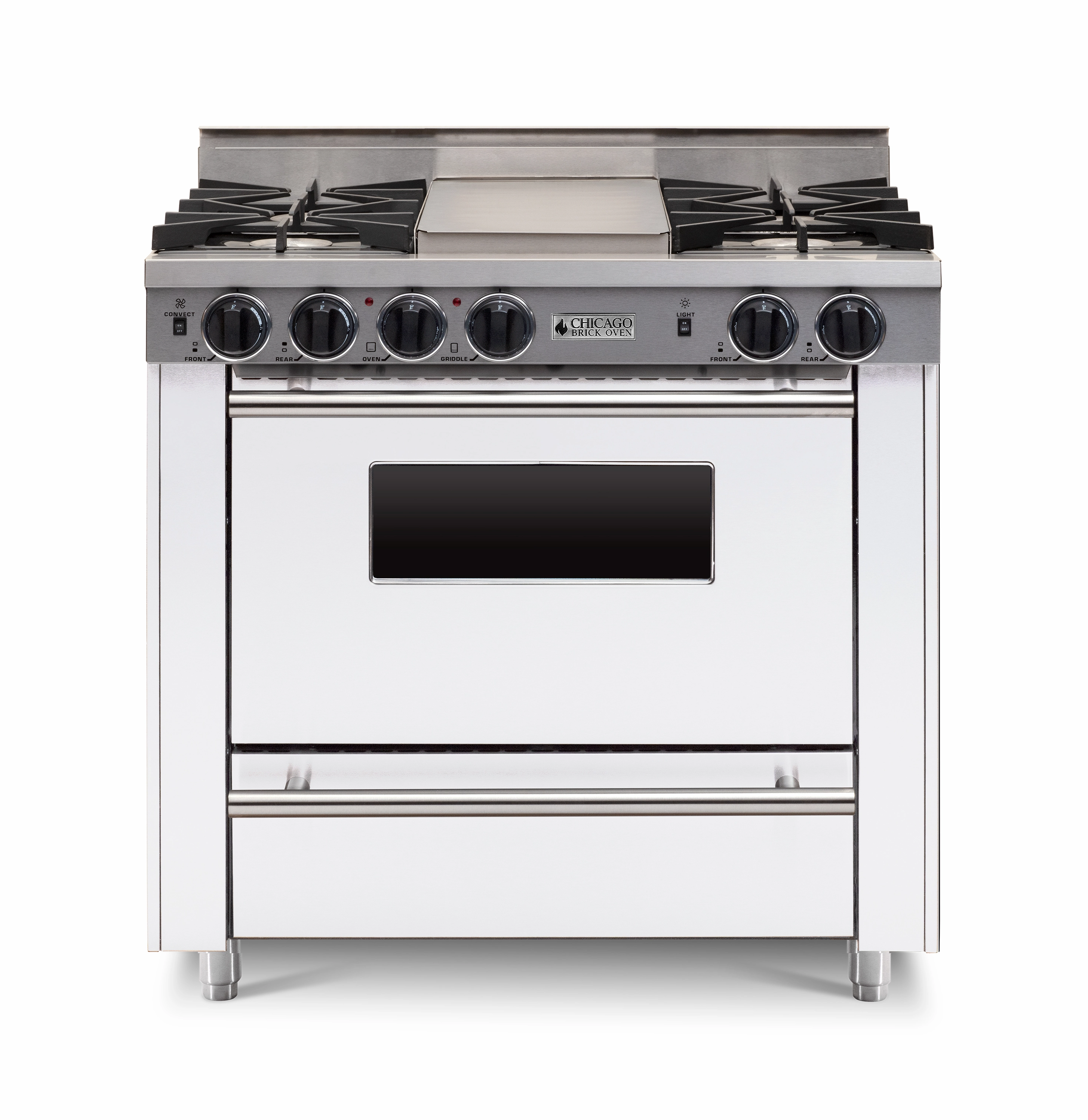 Chicago Brick Oven - 36 All-Gas Range - Open Burner