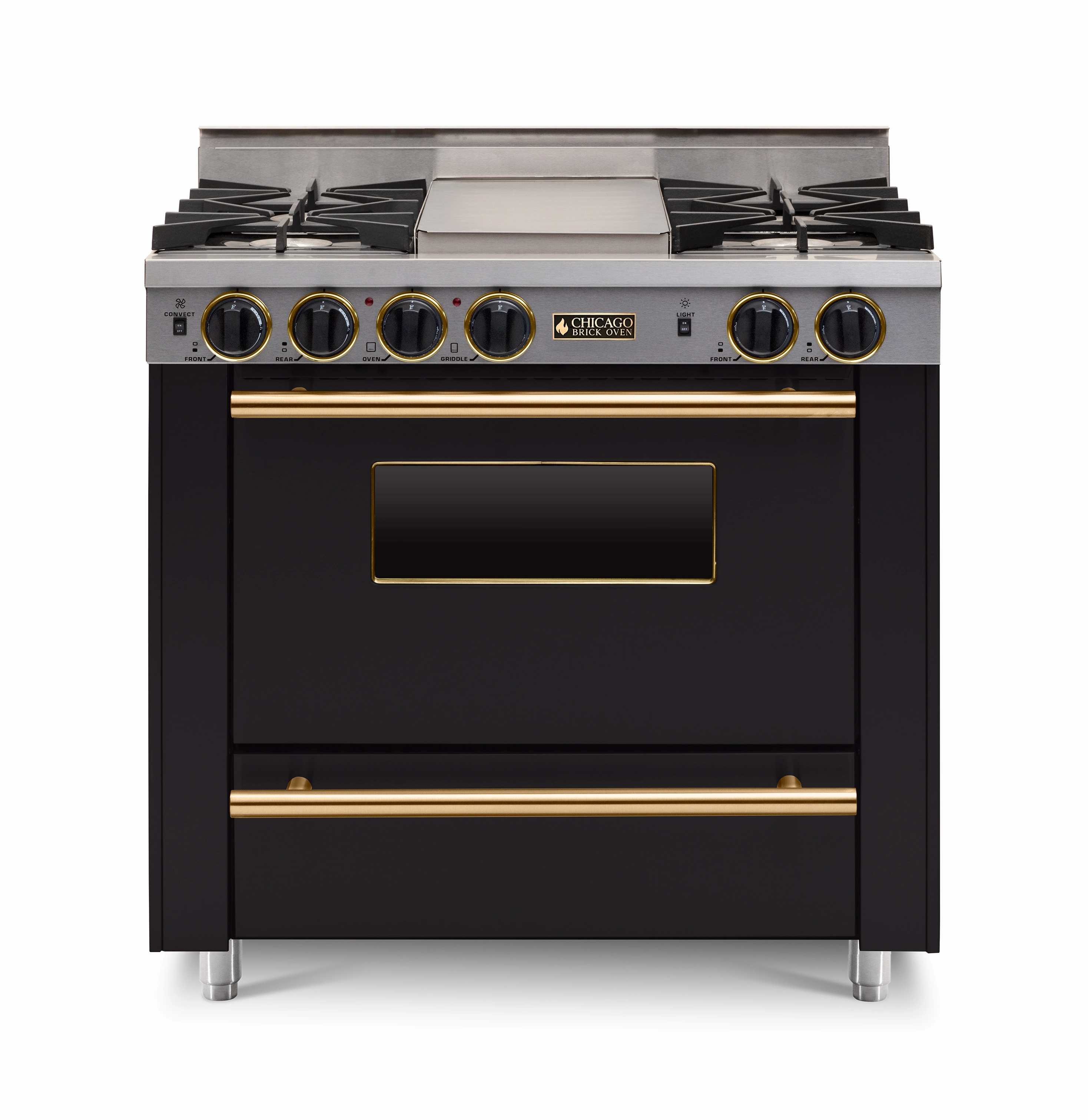 Chicago Brick Oven - 36 All-Gas Range - Open Burner