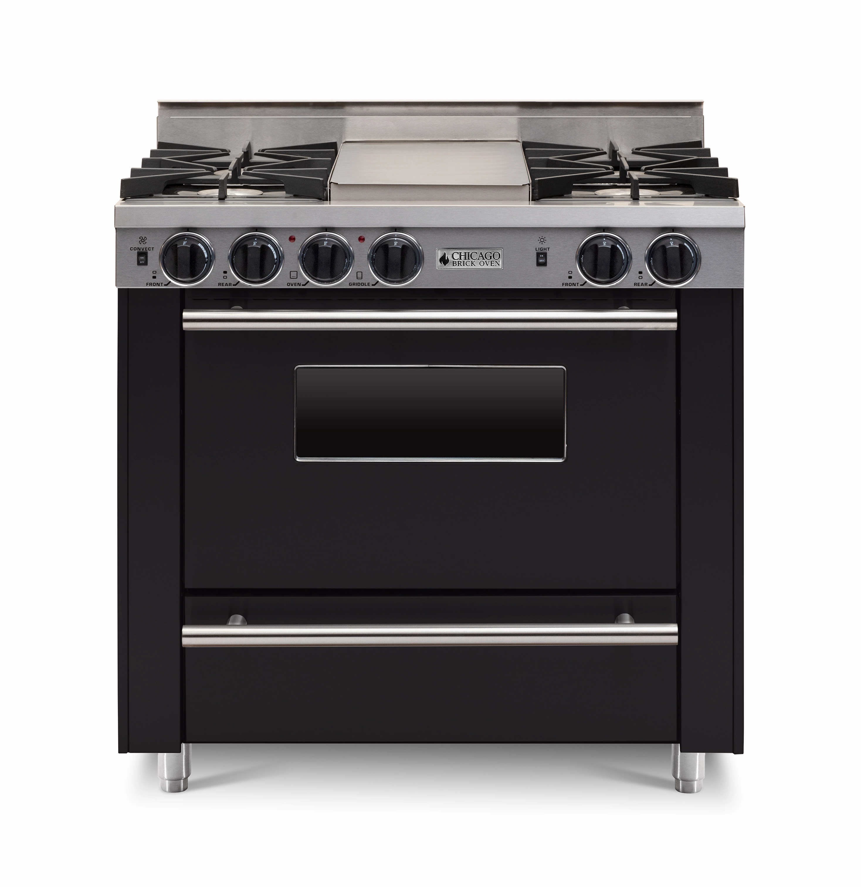 Chicago Brick Oven - 36 All-Gas Range - Open Burner