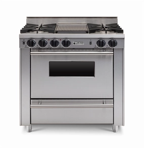 Chicago Brick Oven - 36 LP All-Gas Range - Open Burner