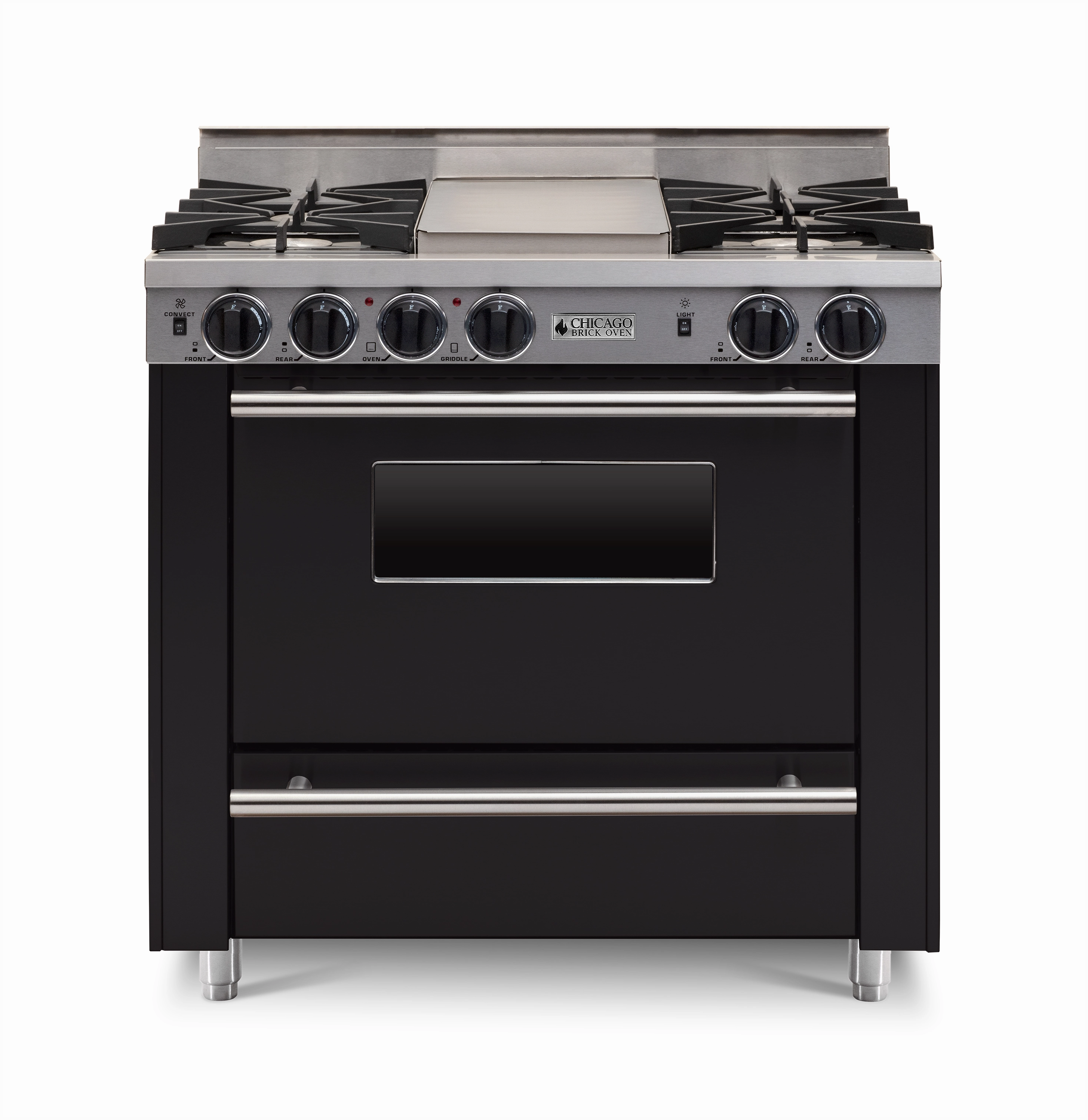 Chicago Brick Oven - 36 LP All-Gas Range - Open Burner