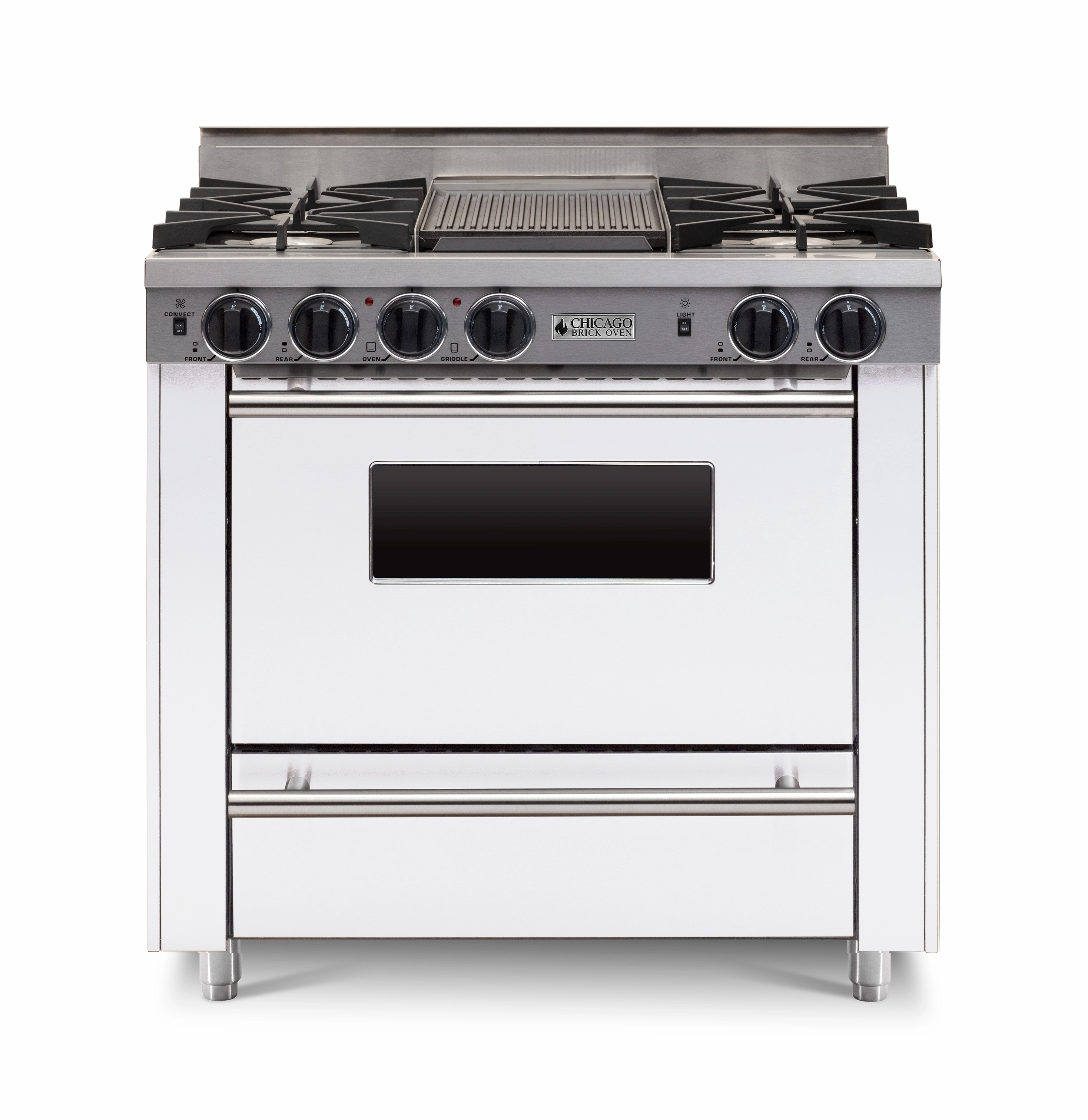 Chicago Brick Oven - 36 LP All-Gas Range - Open Burner