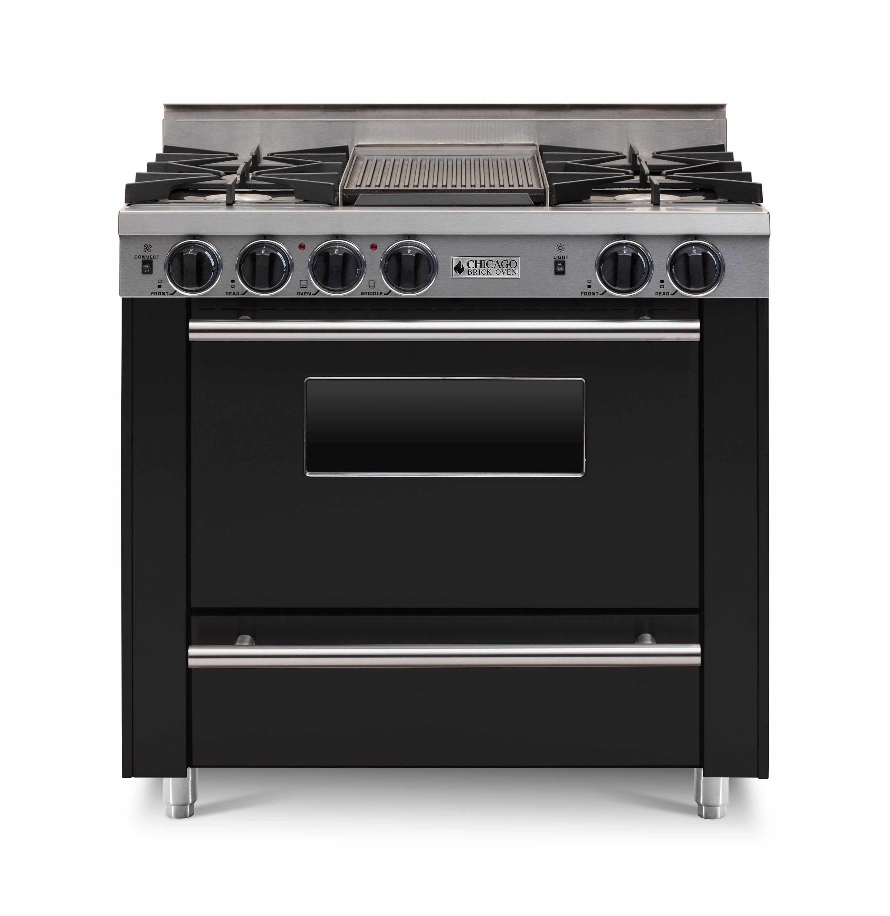 Chicago Brick Oven - 36 LP All-Gas Range - Open Burner