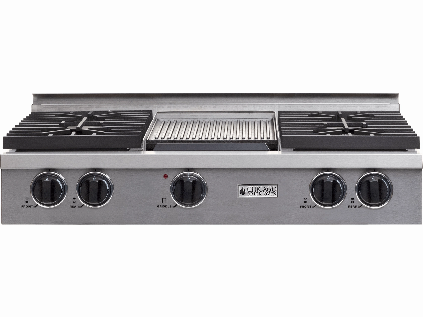 Chicago Brick Oven - 36 LP Gas Rangetop with Sealed Burners (4-6 Burner Options) - Professional-Grade Performance