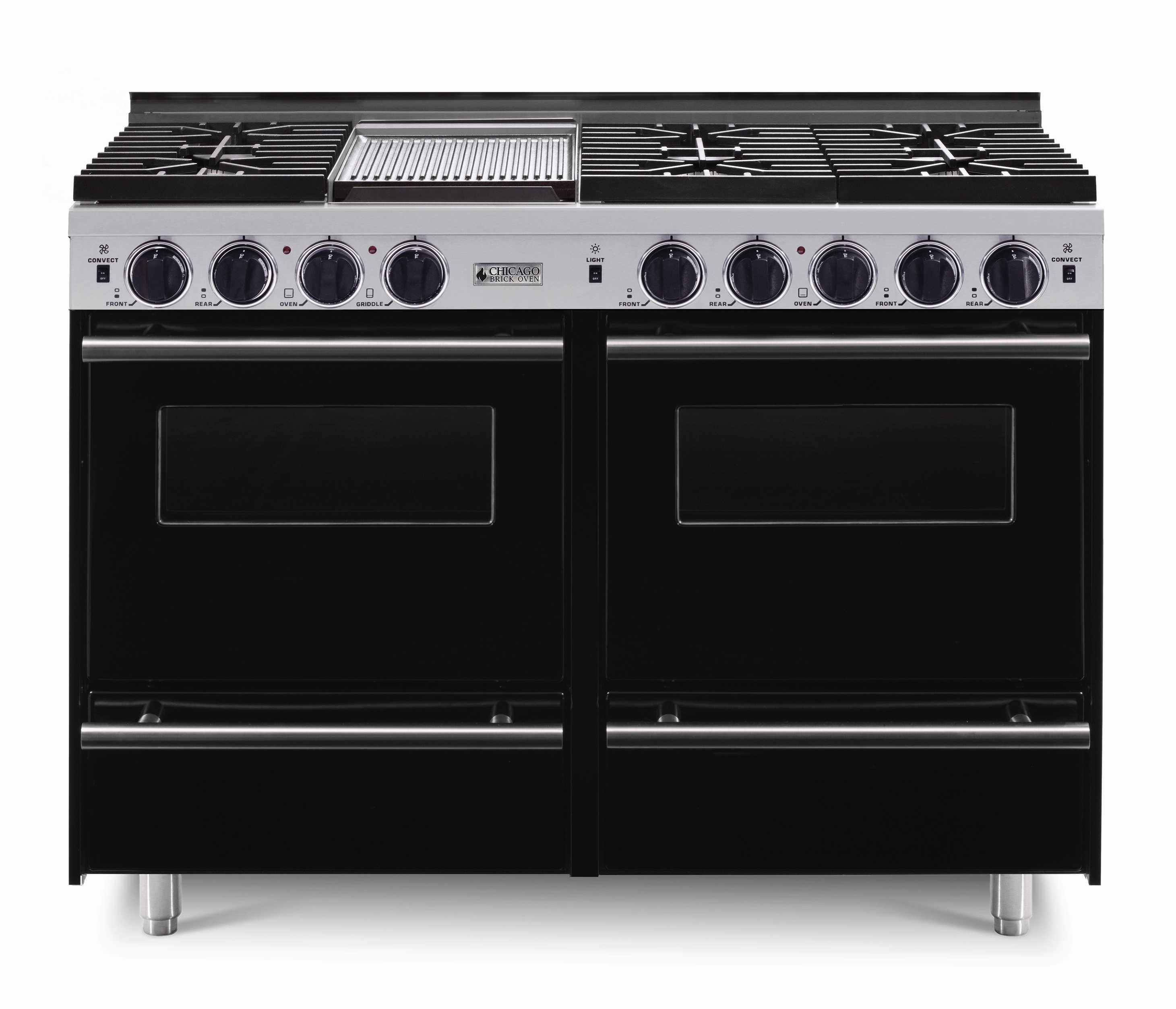 Chicago Brick Oven - 48 All-Gas Convection Range - Sealed Burners