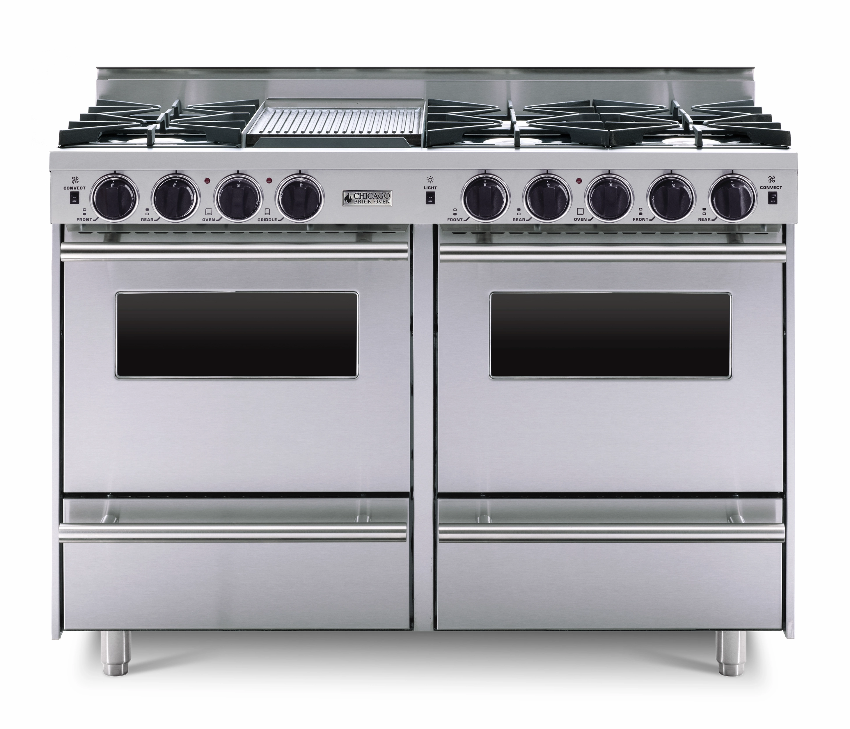 Chicago Brick Oven - 48 All-Gas Range - Open Burners