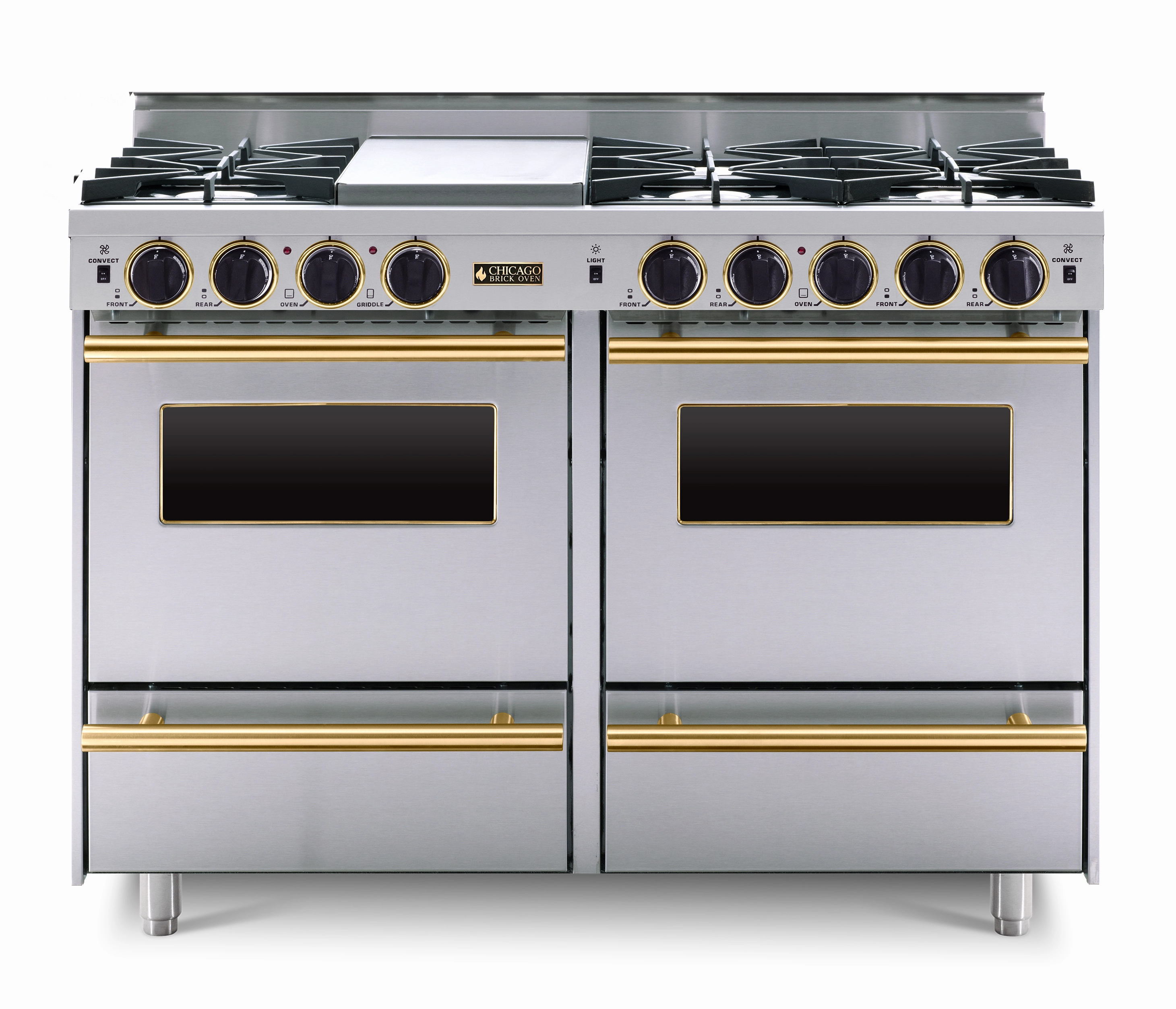 Chicago Brick Oven - 48 All-Gas Range - Open Burners