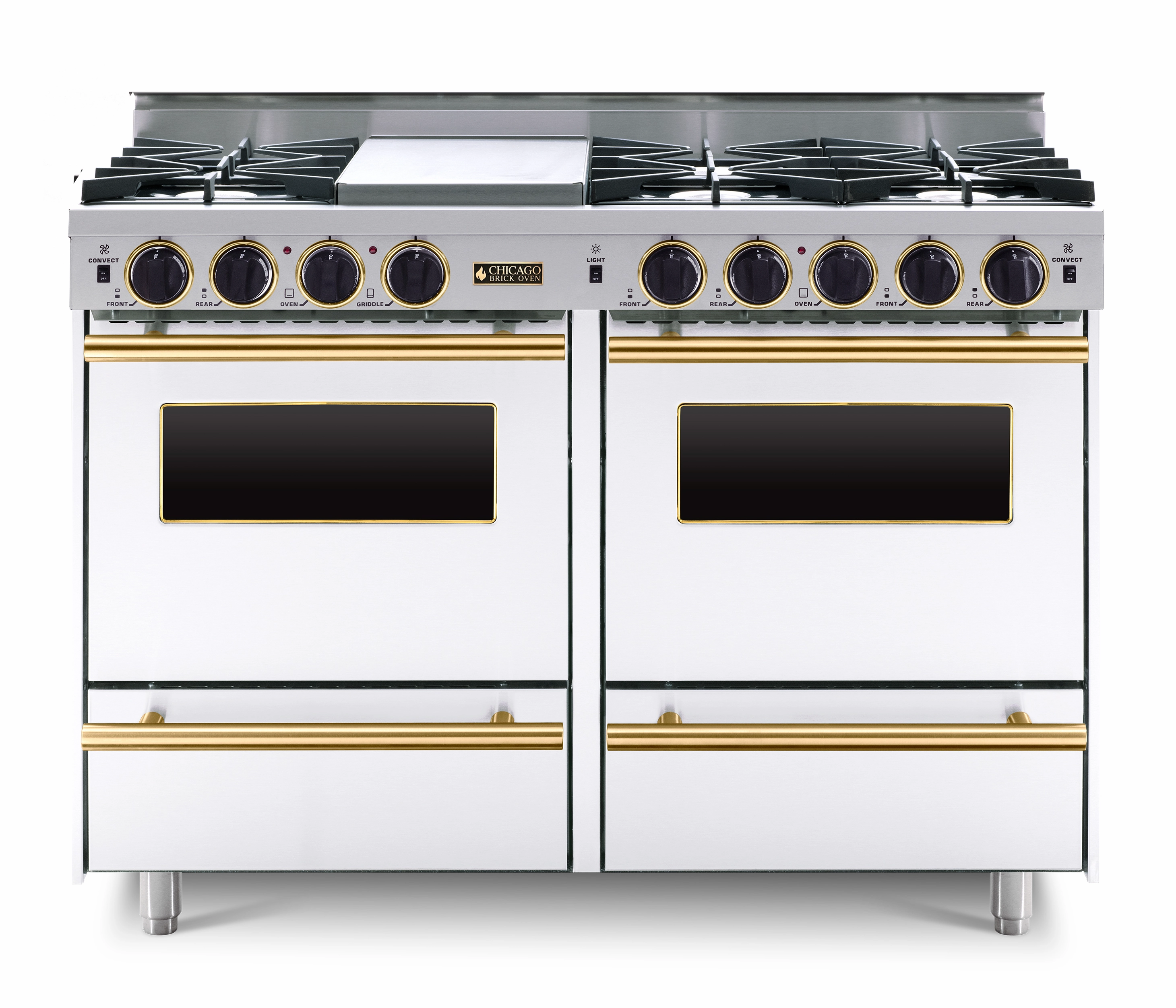 Chicago Brick Oven - 48 All-Gas Range - Open Burners