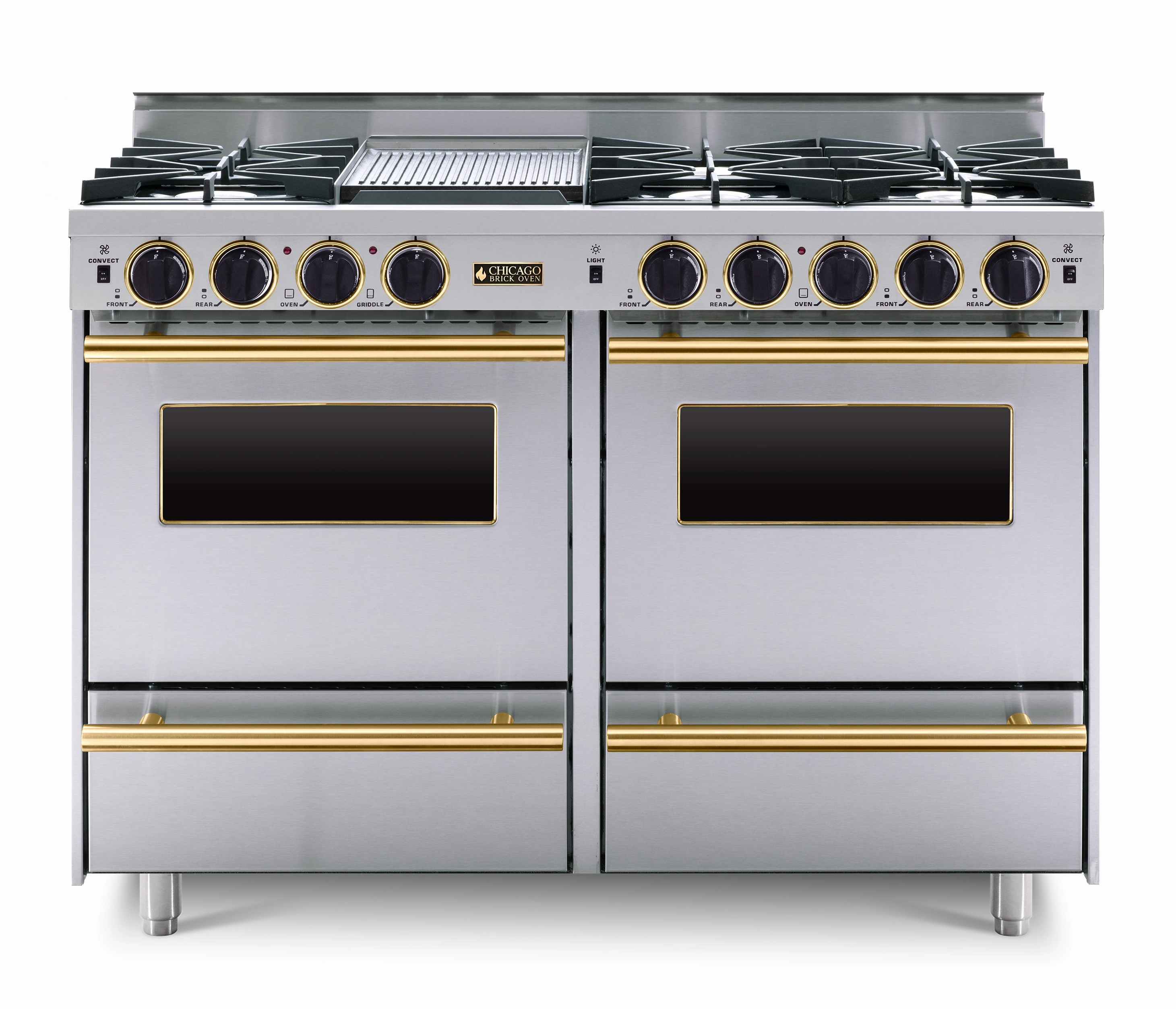 Chicago Brick Oven - 48 All-Gas Range - Open Burners