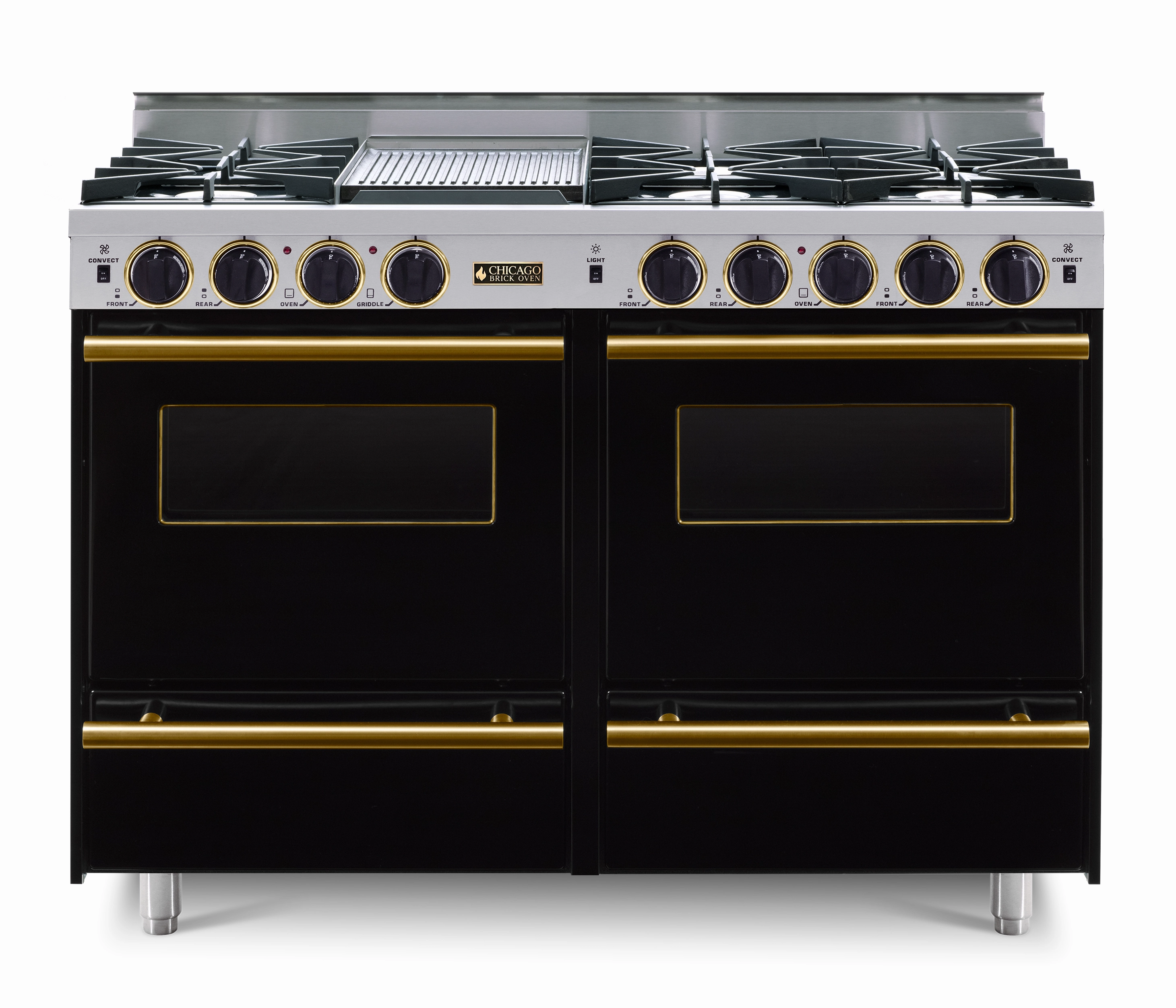 Chicago Brick Oven - 48 All-Gas Range - Open Burners