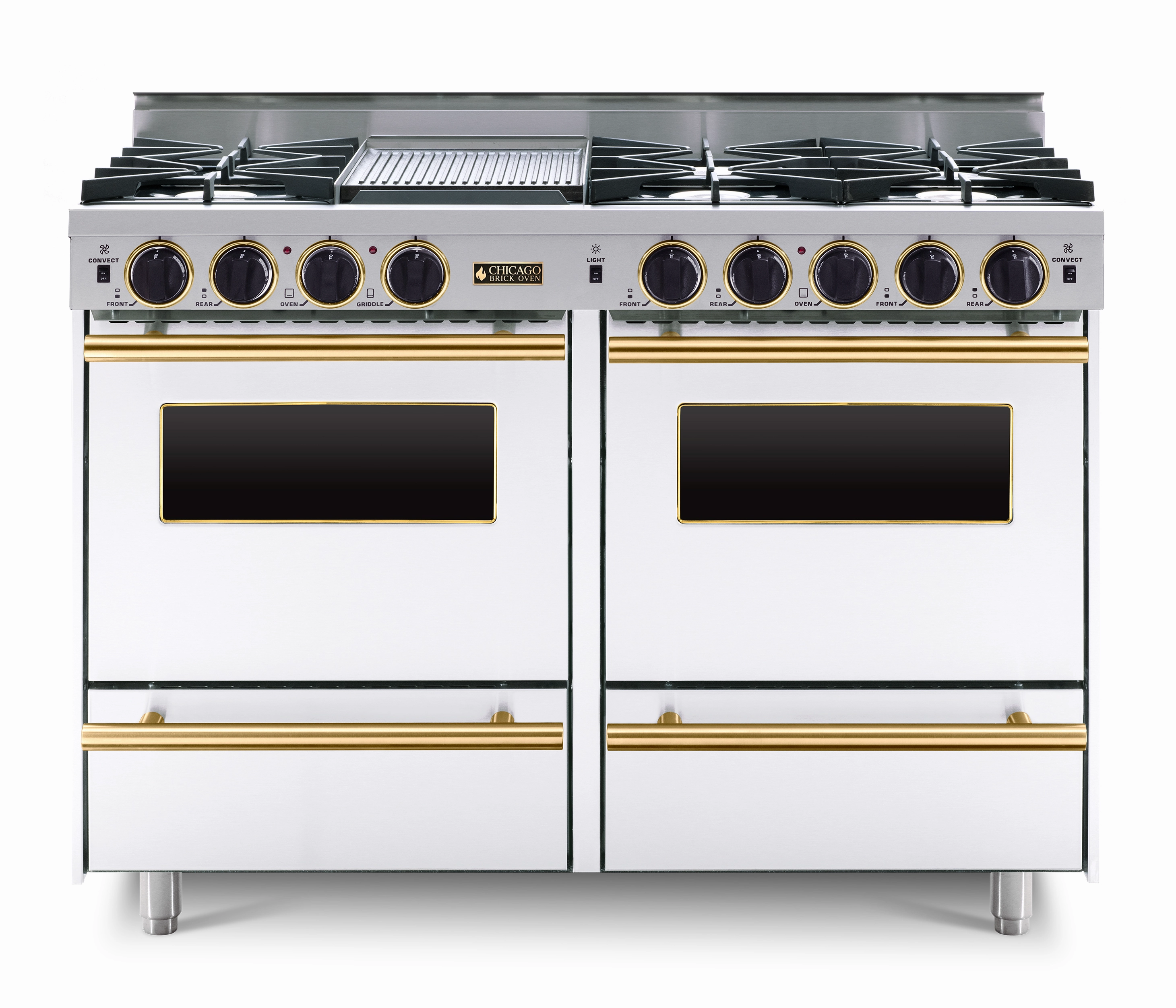 Chicago Brick Oven - 48 All-Gas Range - Open Burners