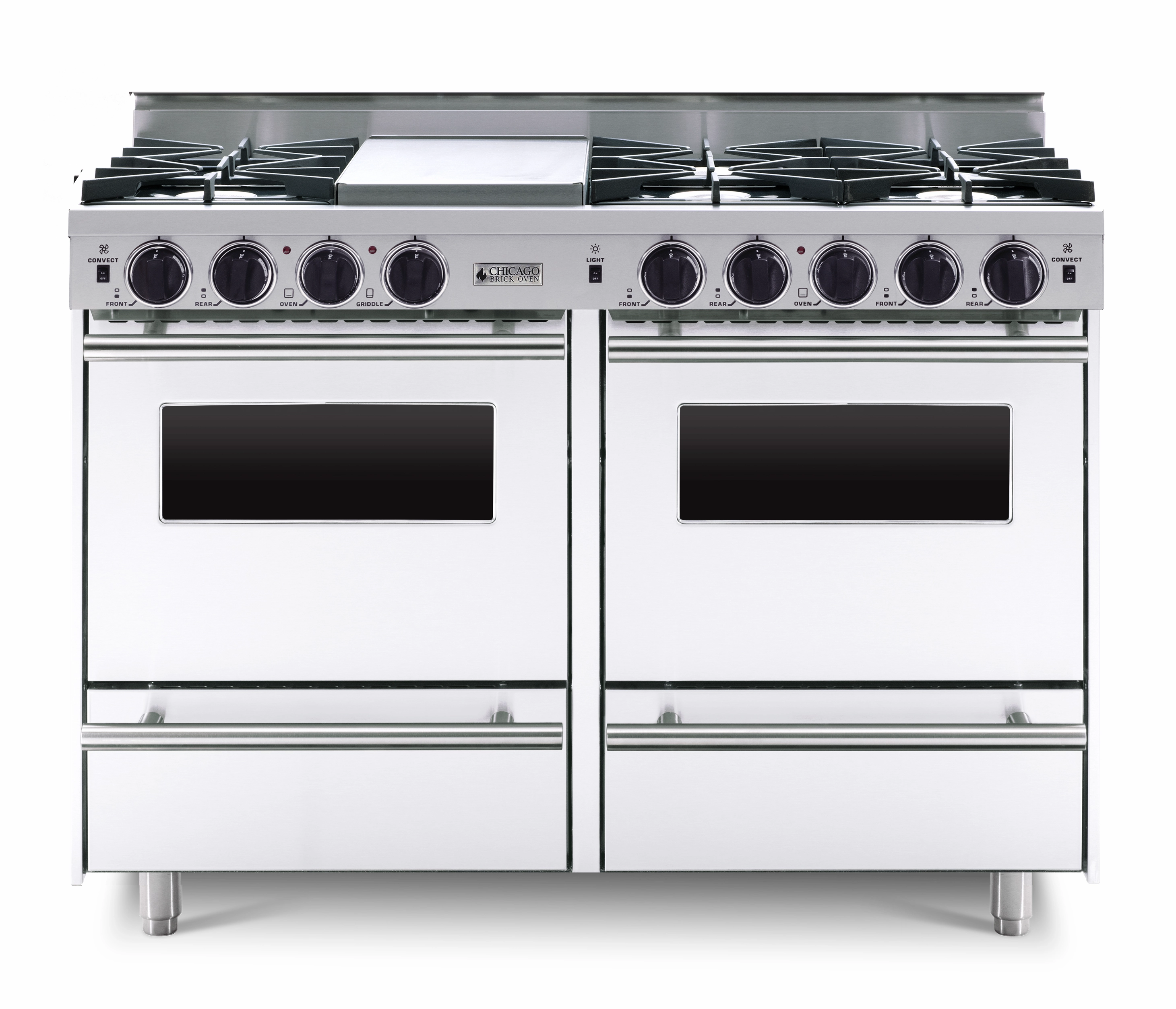 Chicago Brick Oven - 48 All-Gas Range - Open Burners