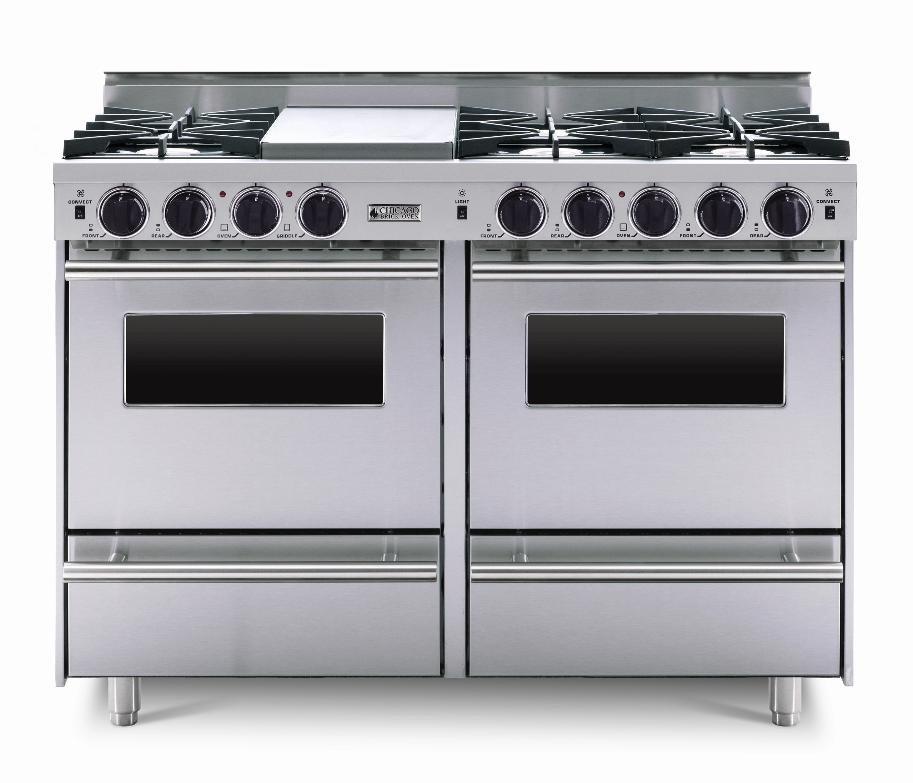 Chicago Brick Oven - 48 All-Gas Range - Open Burners