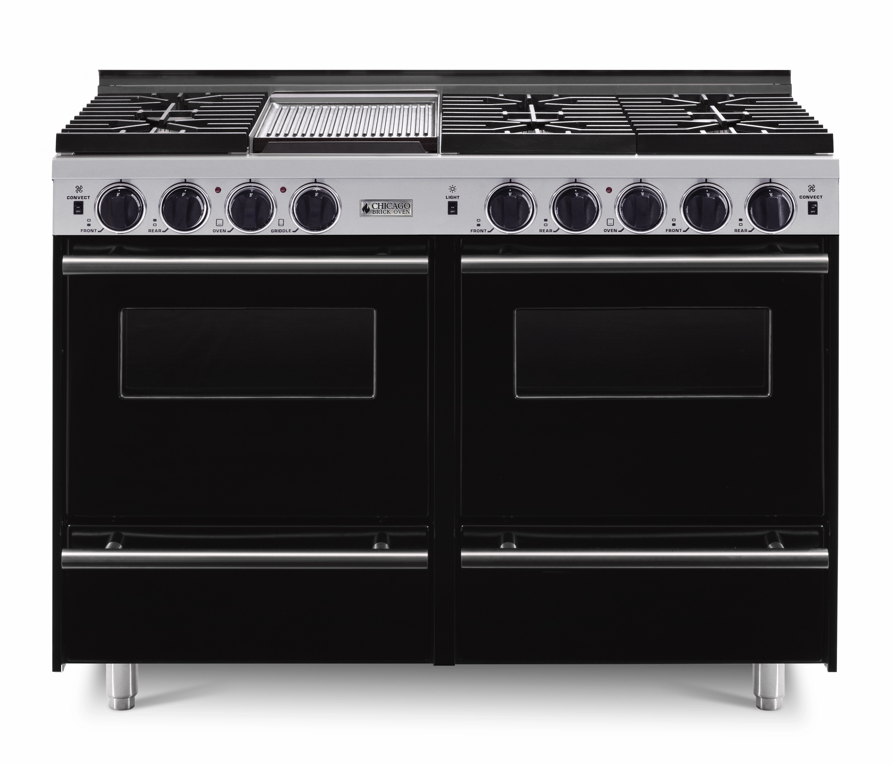 Chicago Brick Oven - 48 LP All-Gas Convection Range - Sealed Burners