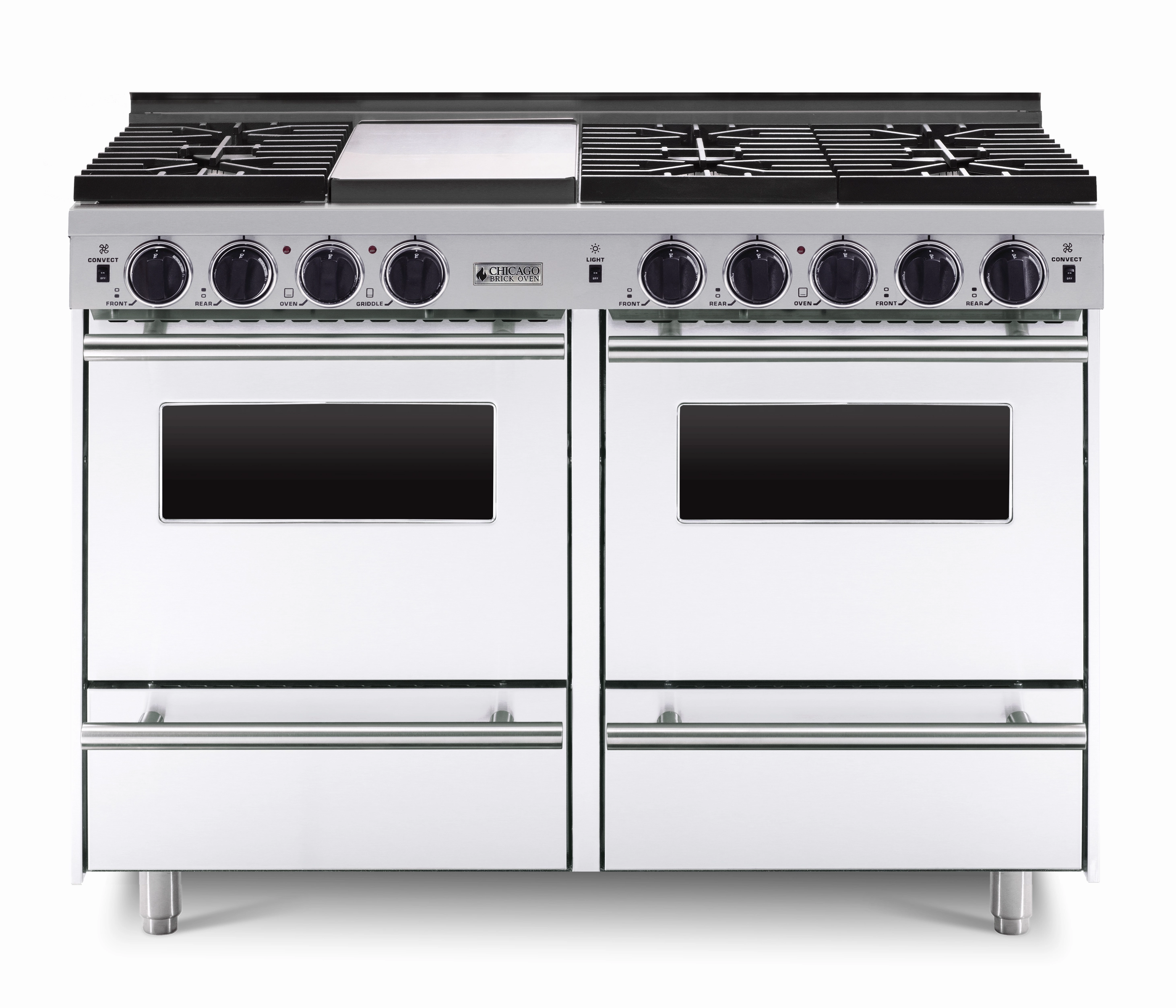 Chicago Brick Oven - 48 LP All-Gas Convection Range - Sealed Burners