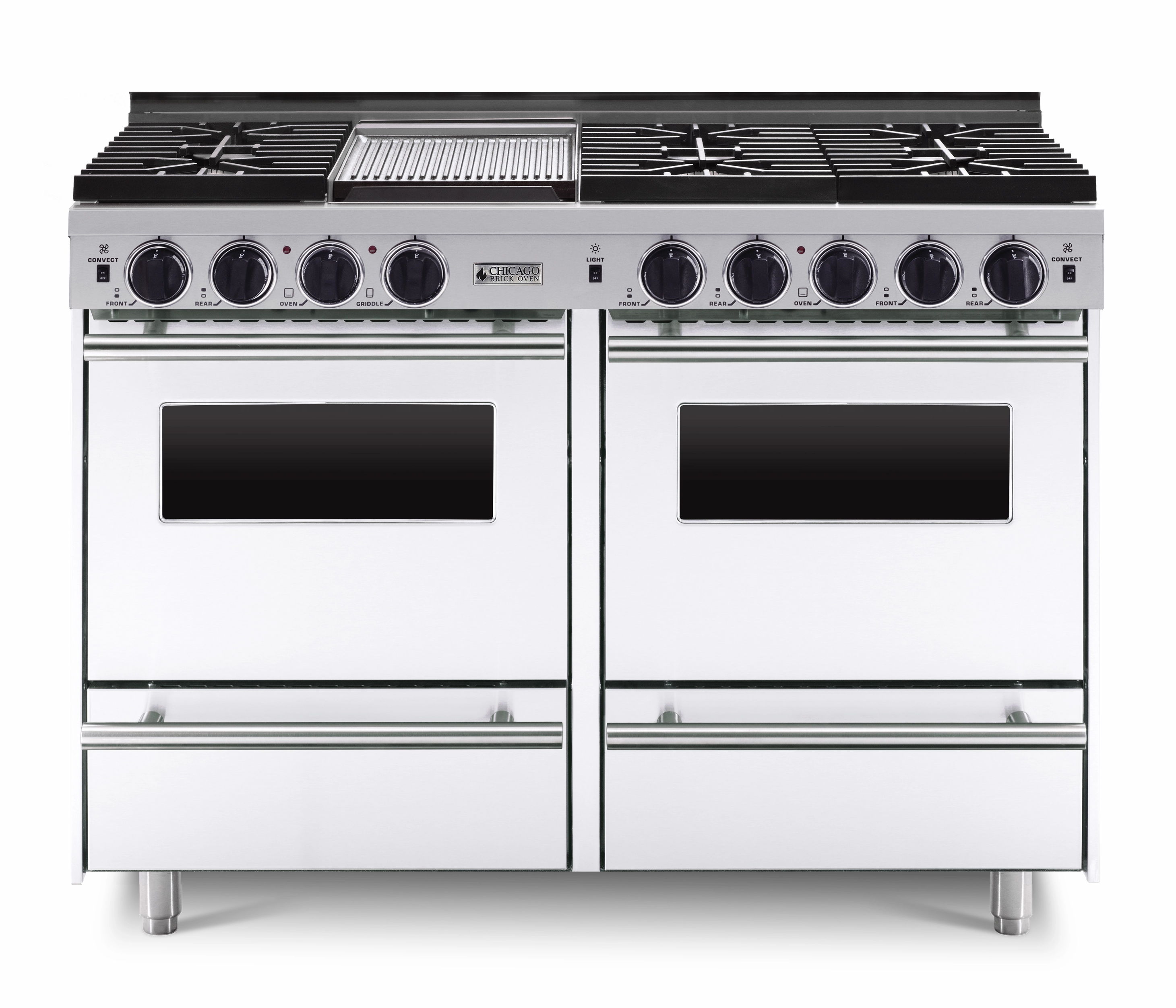 Chicago Brick Oven - 48 LP All-Gas Convection Range - Sealed Burners