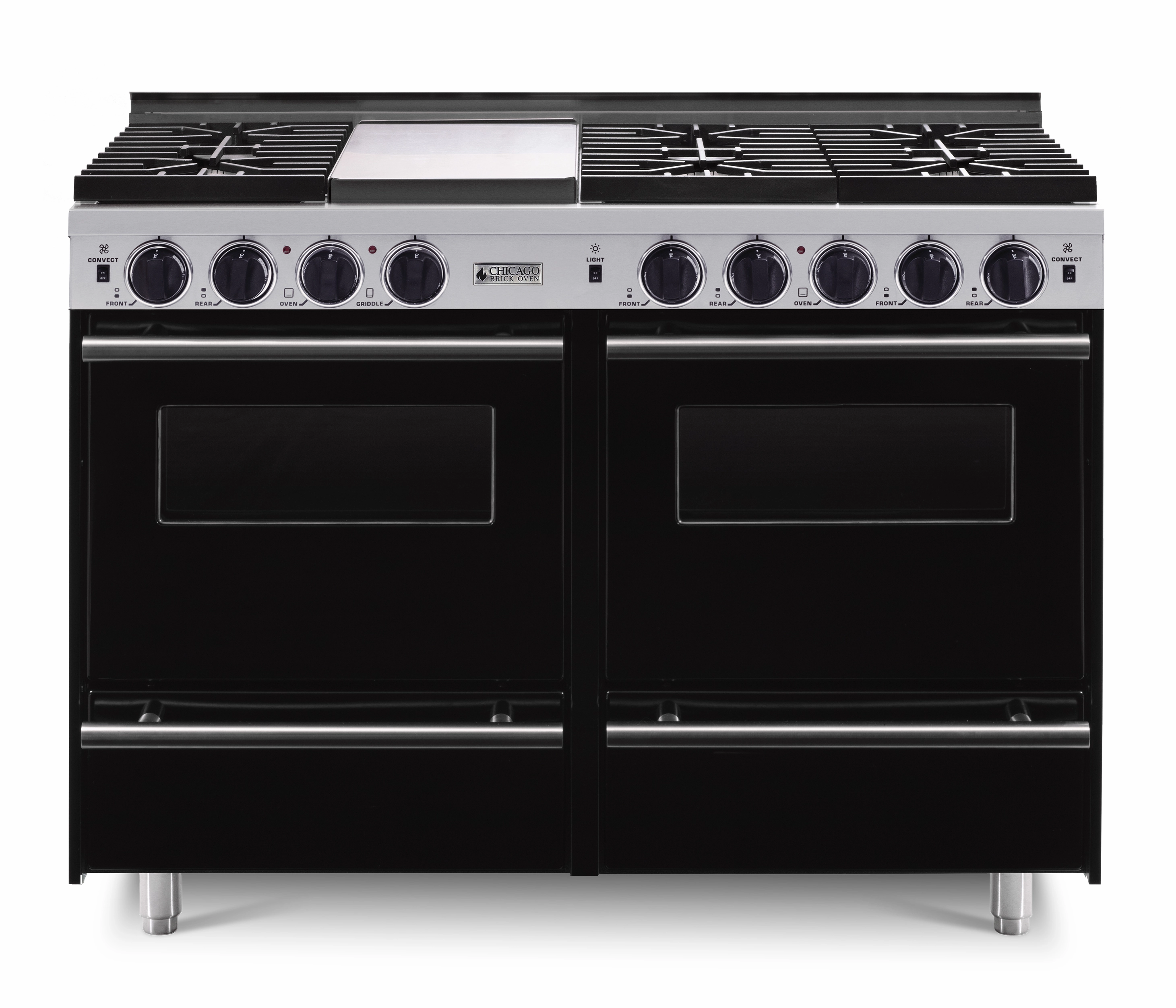 Chicago Brick Oven - 48 LP All-Gas Convection Range - Sealed Burners