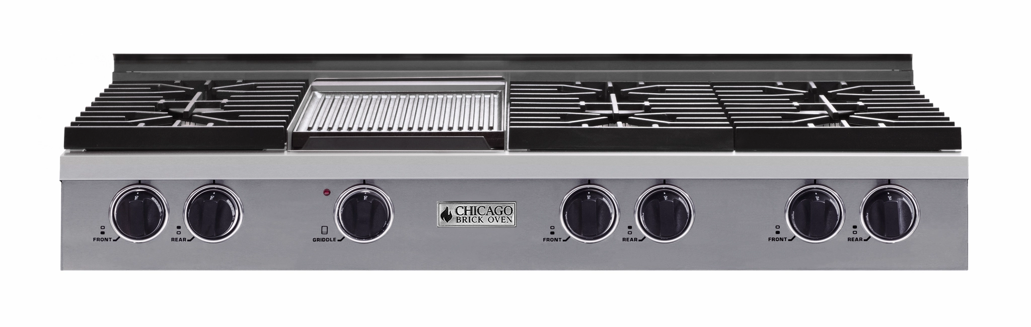 Chicago Brick Oven - 48 LP Gas Rangetop with Sealed Burners - Chef-Quality. Gourmet Cooking Experience
