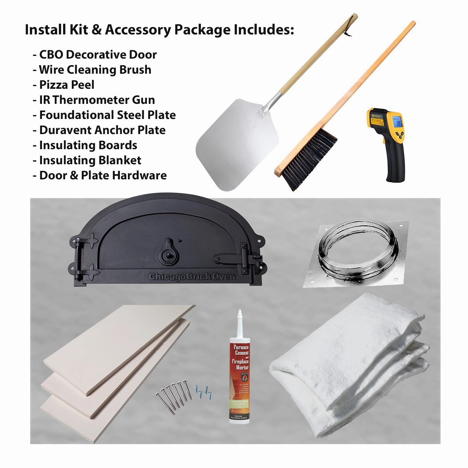 Chicago Brick Oven - CBO 500  DIY Kit | Wood Fired Pizza Oven | Flexibility Meets Affordability | 27 x 22 Cooking Surface