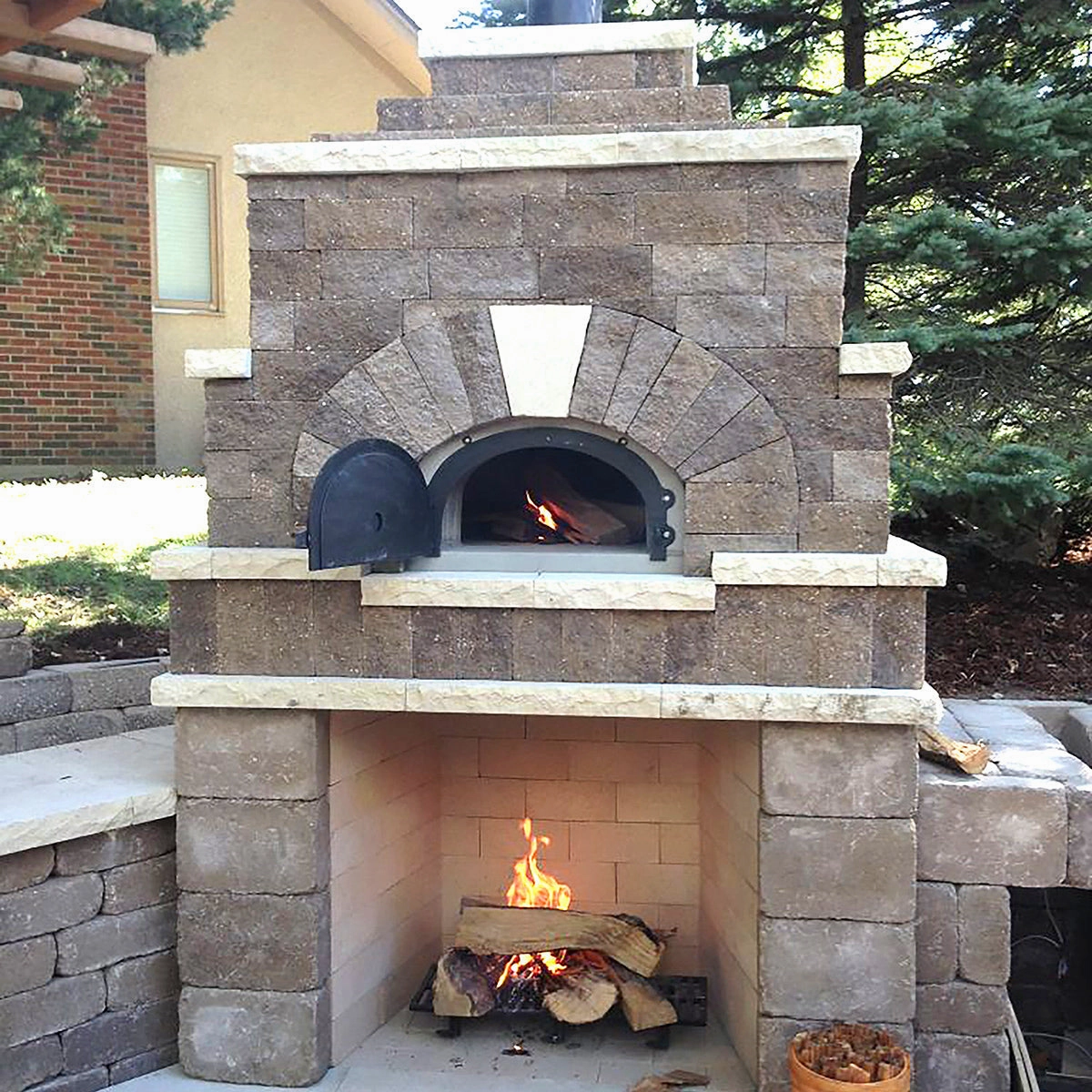 Chicago Brick Oven - CBO 500  DIY Kit | Wood Fired Pizza Oven | Flexibility Meets Affordability | 27 x 22 Cooking Surface