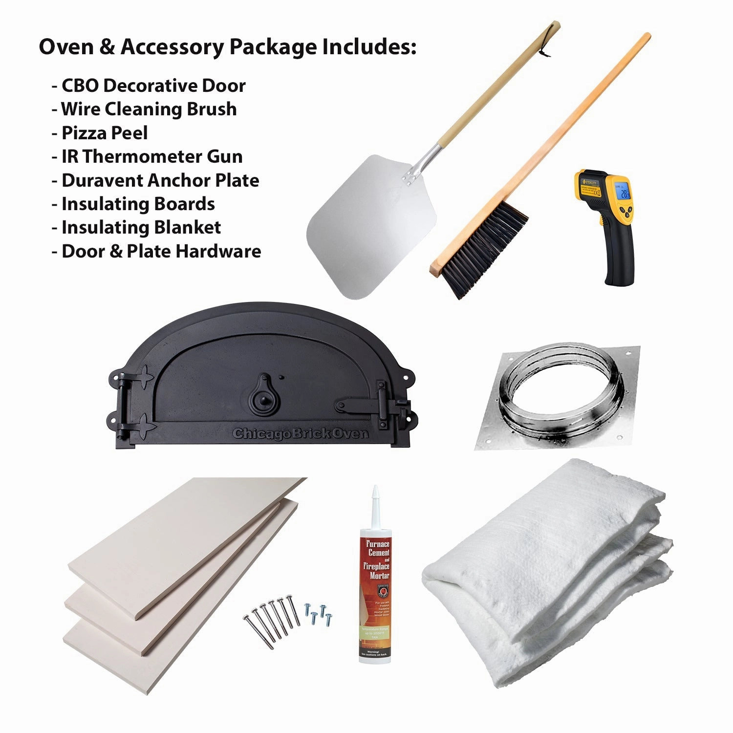 Chicago Brick Oven - CBO 750 Hybrid Pizza Oven DIY Kit (Residential) | Dual-Fuel (Gas and Wood)