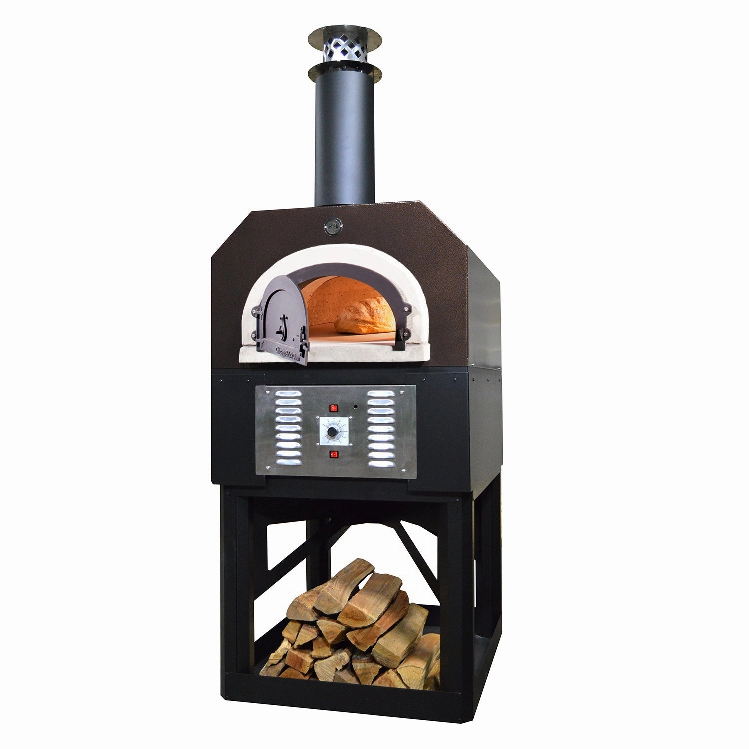 Chicago Brick Oven - CBO 750 Hybrid Pizza Oven DIY Kit (Residential) | Dual-Fuel (Gas and Wood)CBO 750 Hybrid Pizza Oven with Stand (Commercial) | Dual Fuel (Gas and Wood)