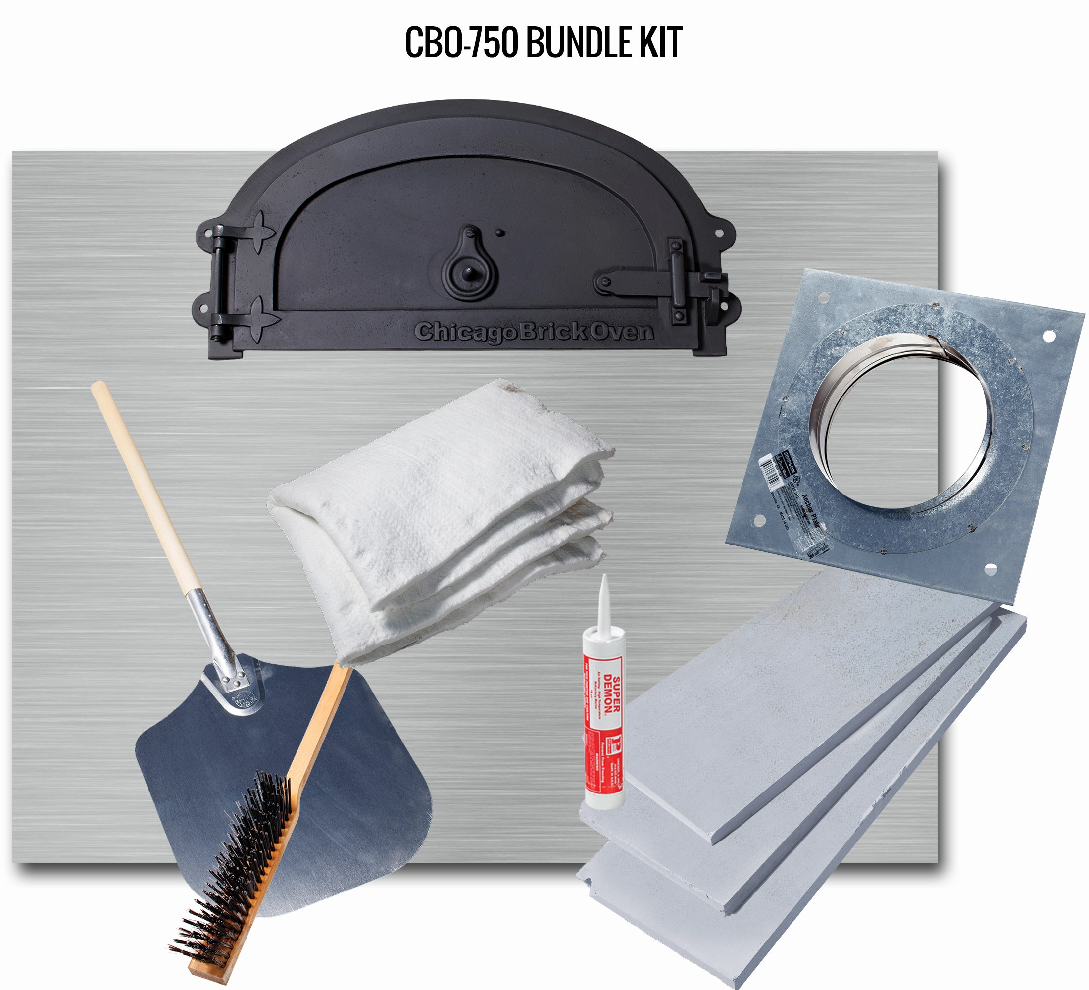 Chicago Brick Oven - CBO 750 Hybrid Pizza Oven DIY Kit (Residential) | Dual-Fuel (Gas and Wood)CBO 750 Hybrid Pizza Oven with Stand (Commercial) | Dual Fuel (Gas and Wood)