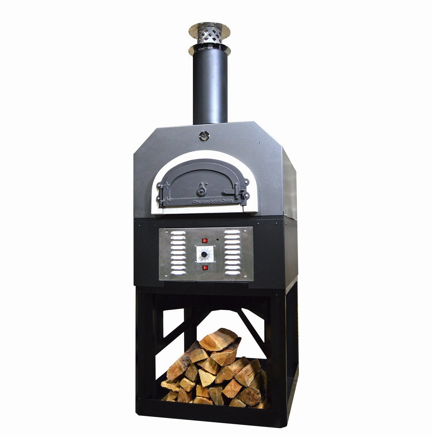 Chicago Brick Oven - CBO 750 Hybrid Pizza Oven DIY Kit (Residential) | Dual-Fuel (Gas and Wood)CBO 750 Hybrid Pizza Oven with Stand (Commercial) | Dual Fuel (Gas and Wood)