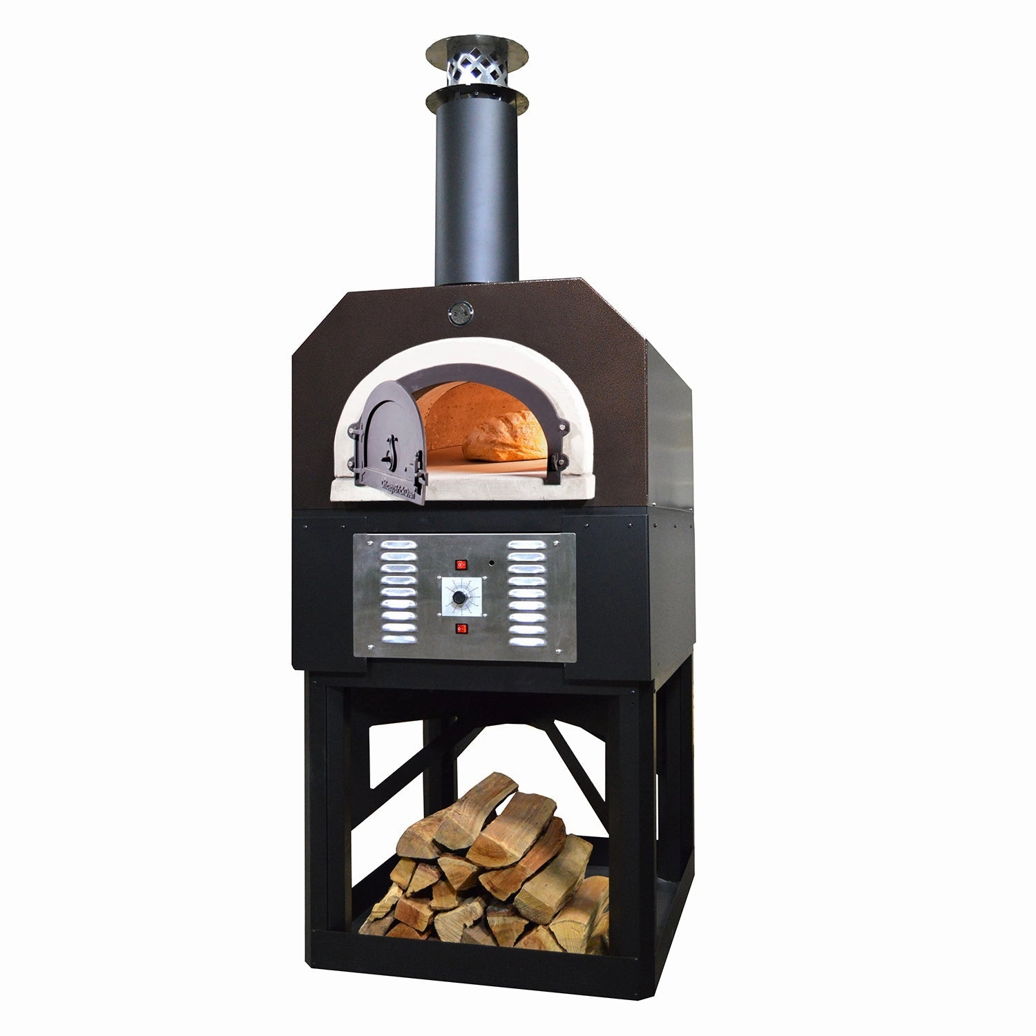 Chicago Brick Oven - CBO 750 Hybrid Pizza Oven with Stand (Residential) | Dual Fuel (Gas and Wood)