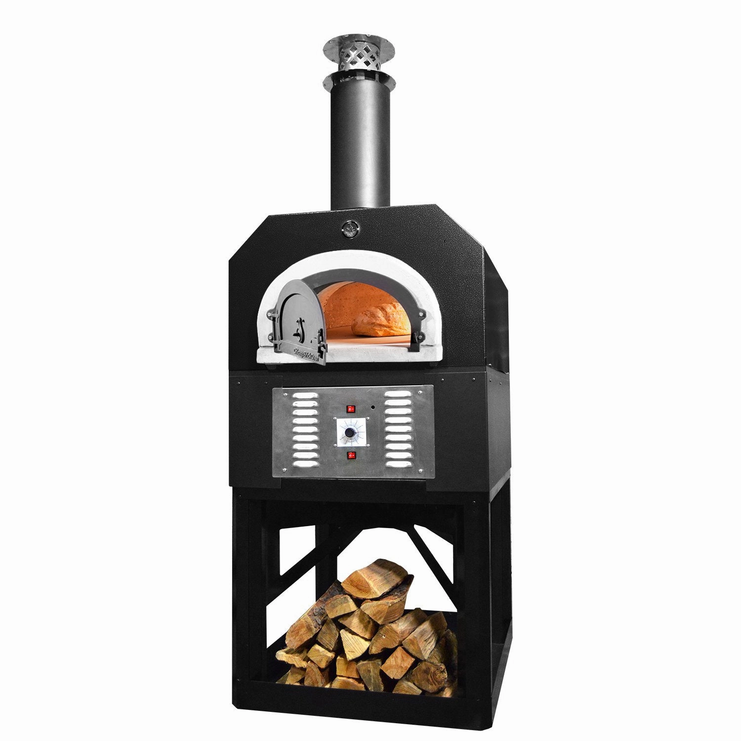 Chicago Brick Oven - CBO 750 Hybrid Pizza Oven with Stand (Residential) | Dual Fuel (Gas and Wood)